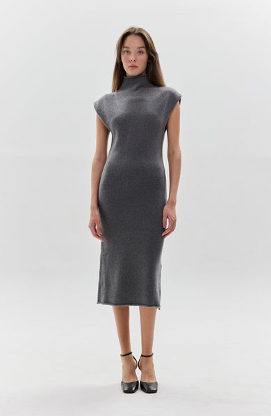 Knitted cashmere dress