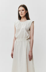 Ruffle cotton dress
