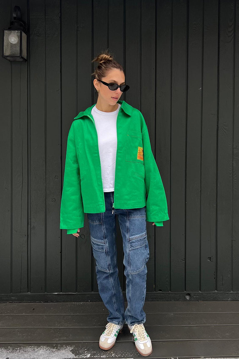 Mercerized cotton t-shirt DEIRO and Straight-leg cargo jeans COOPER