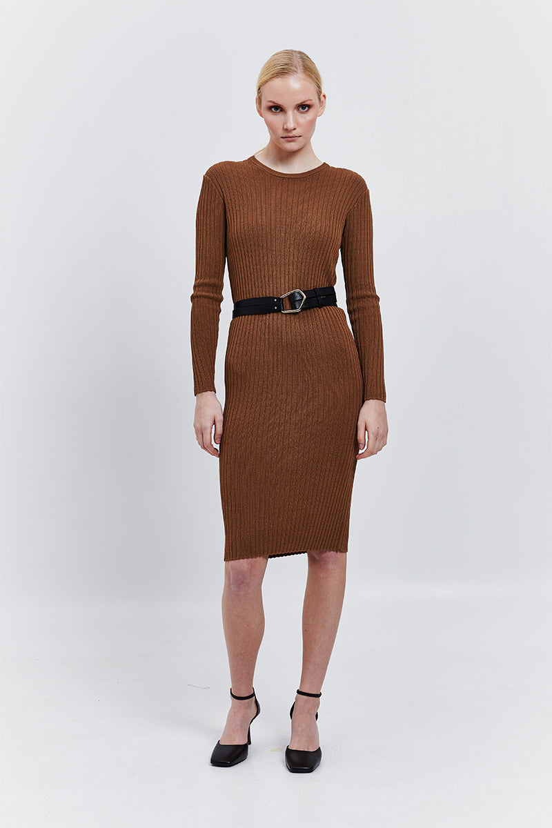 slim fit dress slacks London Times Plus Size Foldover-Neck Fit & Flare Dress - Navy main image 0