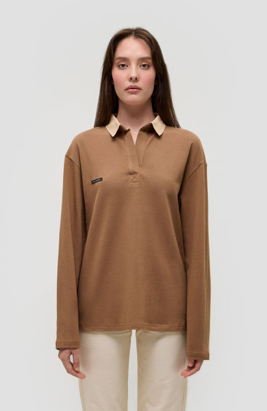 Pikkade varrukatega polo särk