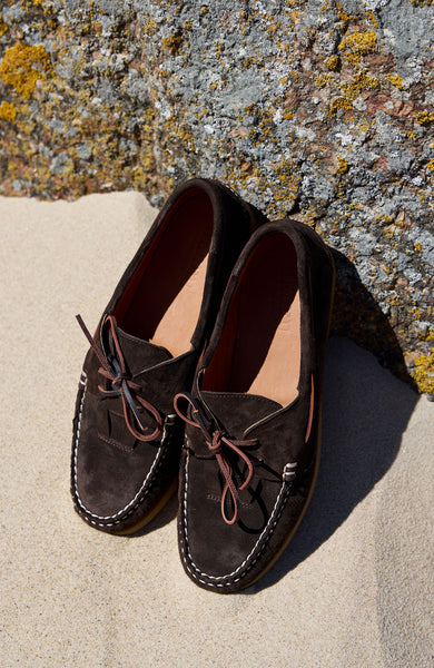 Suede lace-up loafers SALER NAUTIC