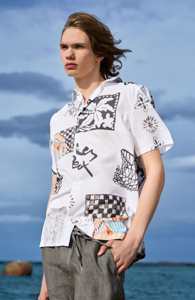Short sleeve shirt KAMAR AOP SS