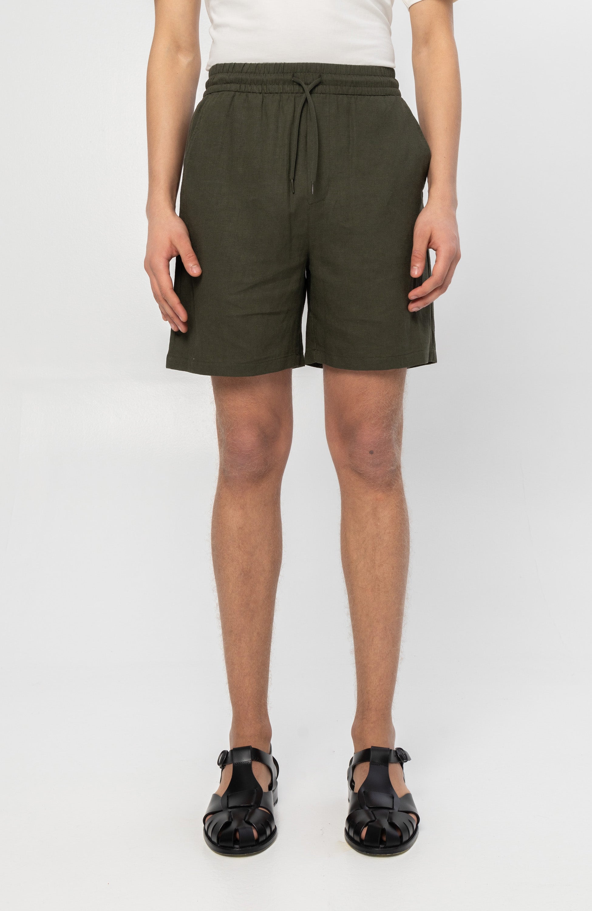 Drawstring linen shorts OTTO