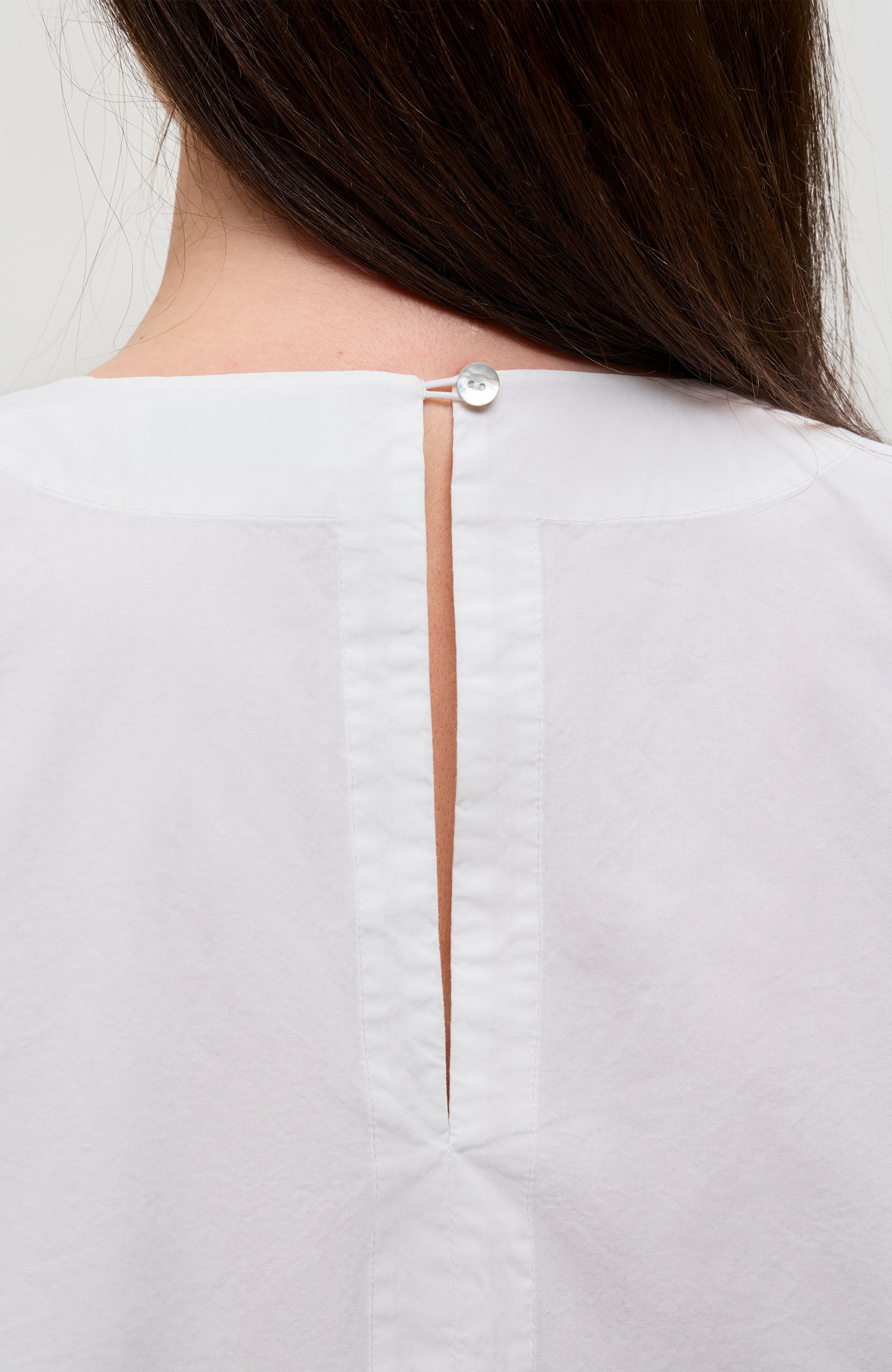 House of dagmar White Rouched cotton blouse image 7