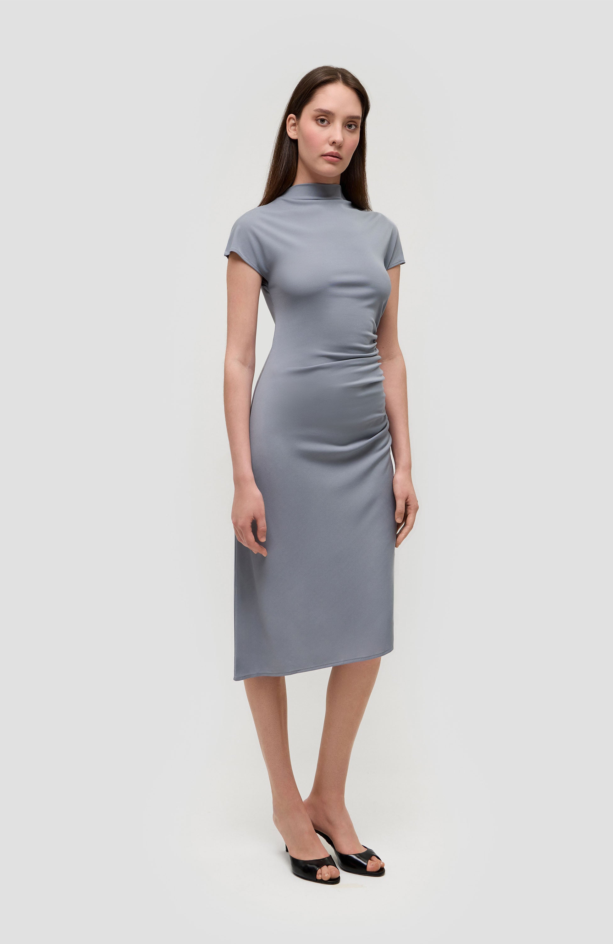 drape midi dress Drape midi dress ALIZ - Shop Online at BEIGE