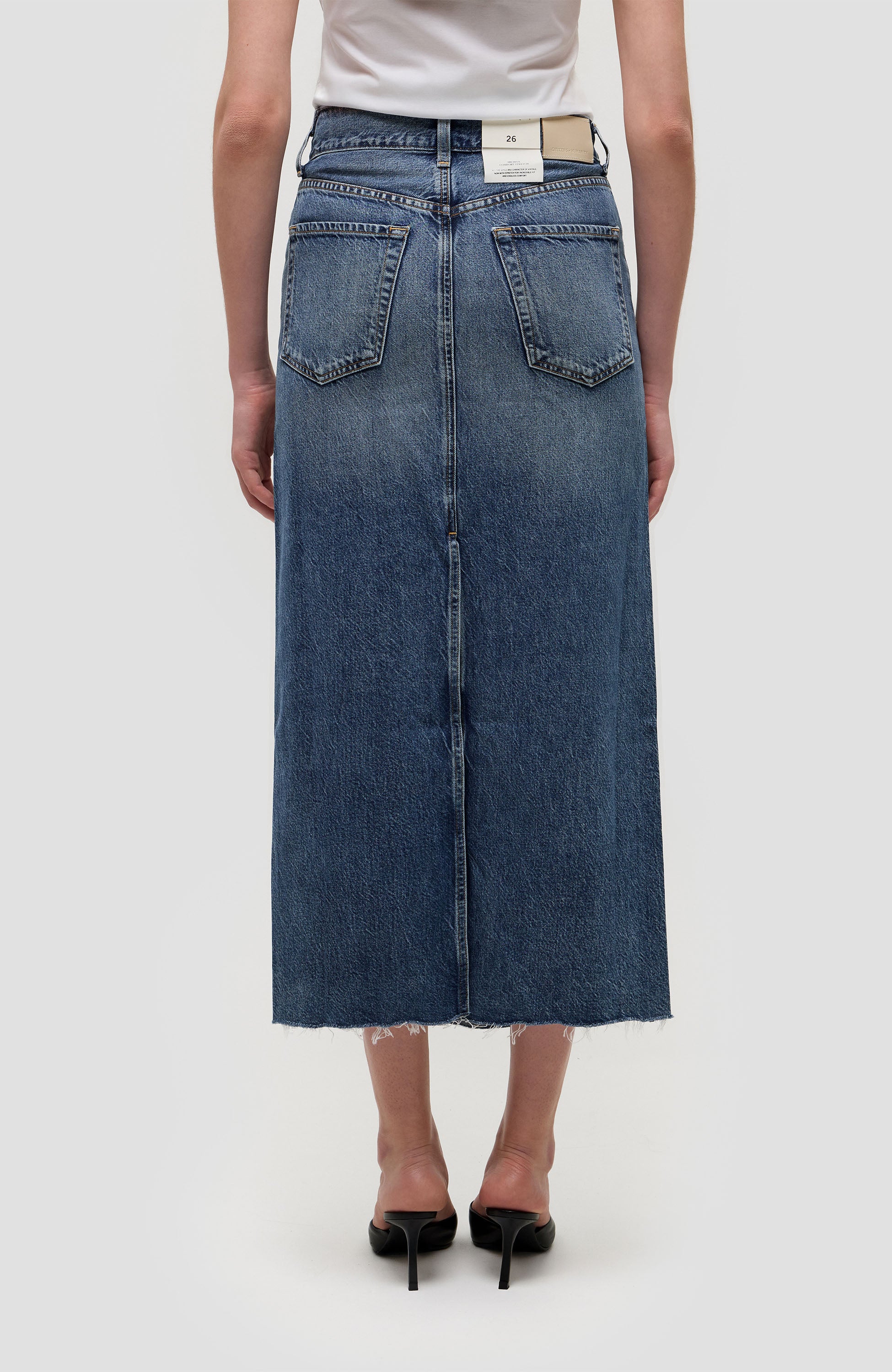 Citizens of humanity Blue Reworked maxi skirt circolo image 5