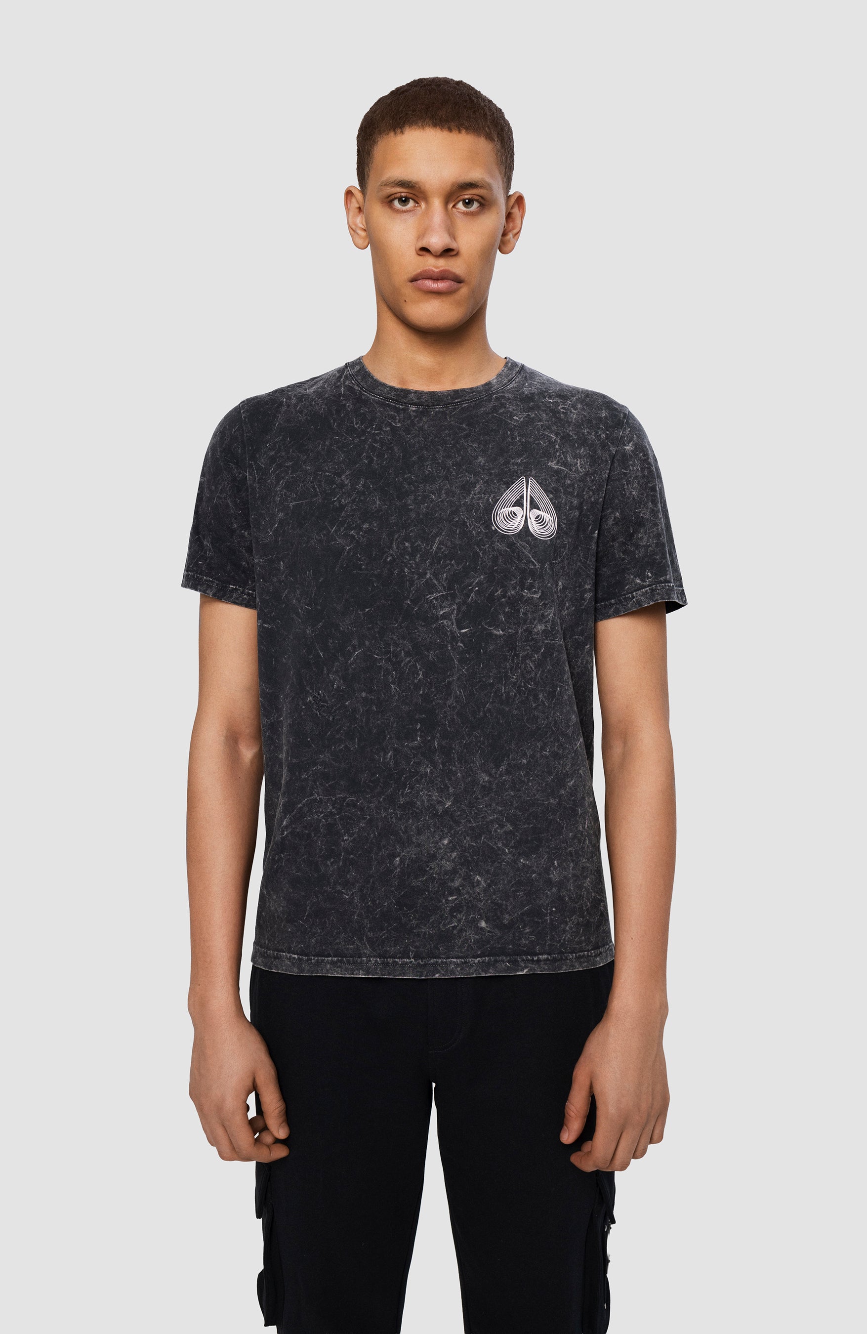 Washed-effect cotton t-shirt PHILIPPE