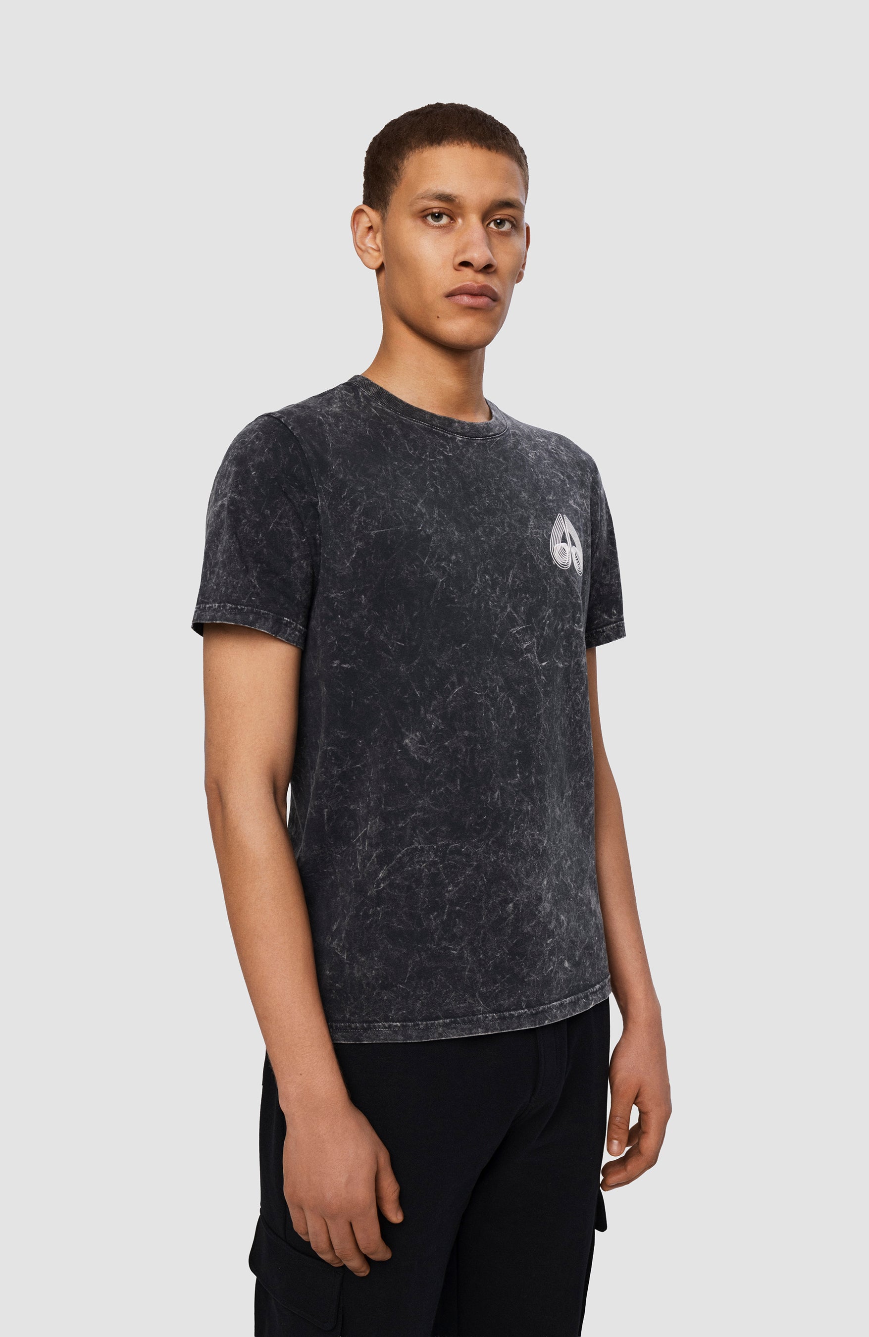 Washed-effect cotton t-shirt PHILIPPE