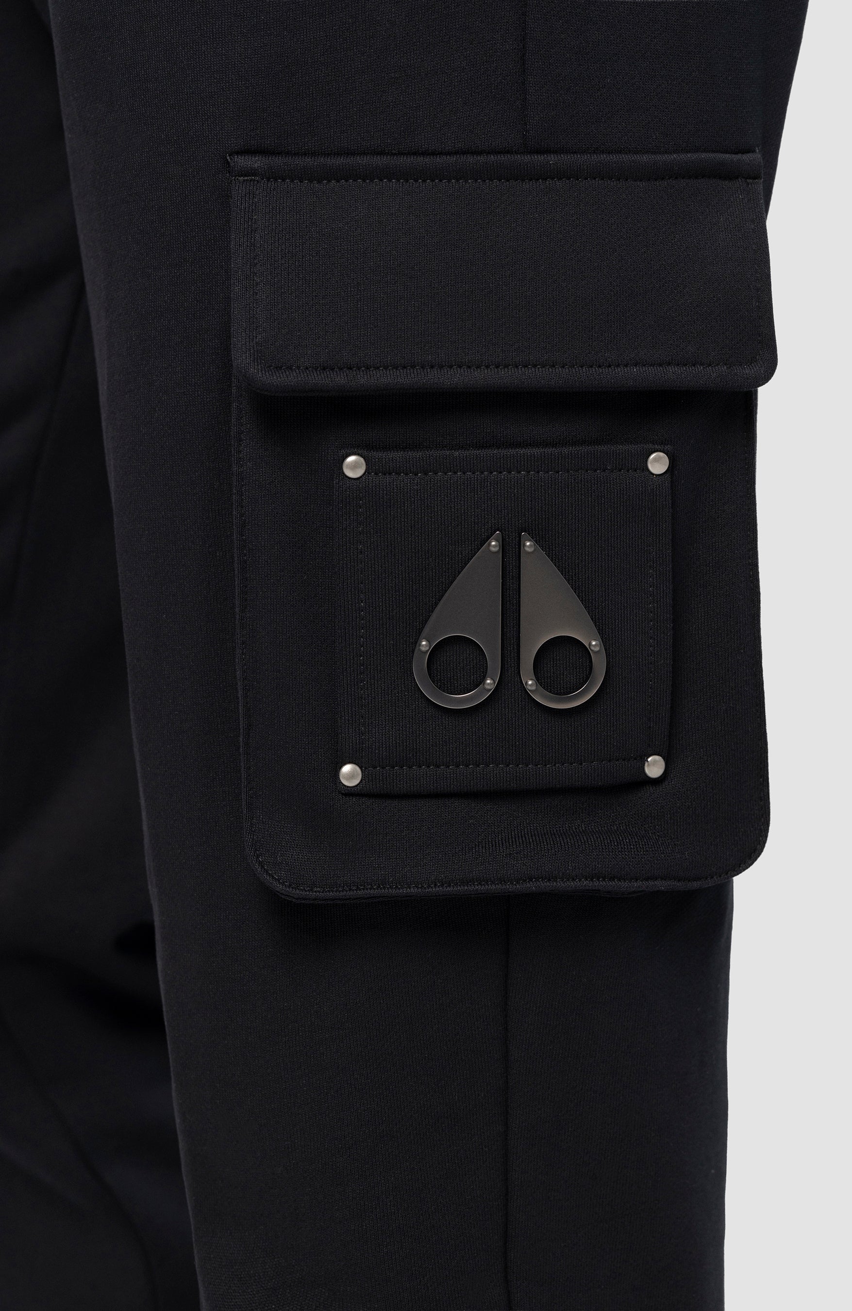 Moose knuckles Black Cargo-pocket sweatpants hartsfield image 8