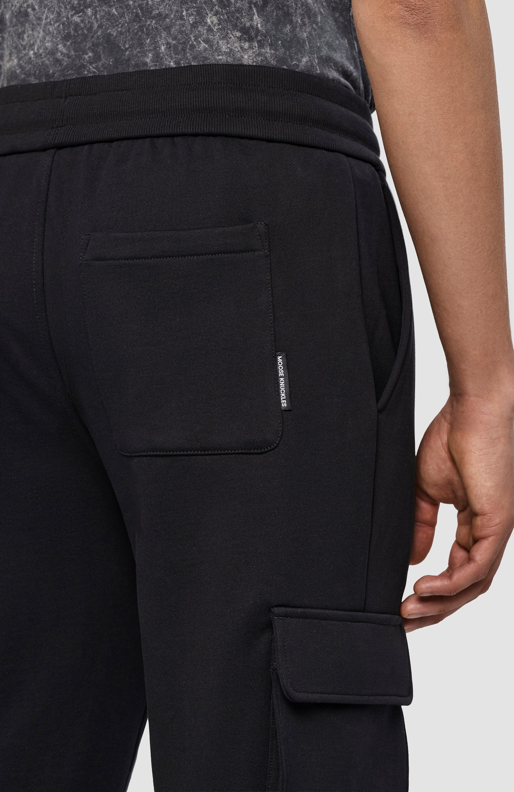 Moose knuckles Black Cargo-pocket sweatpants hartsfield image 9