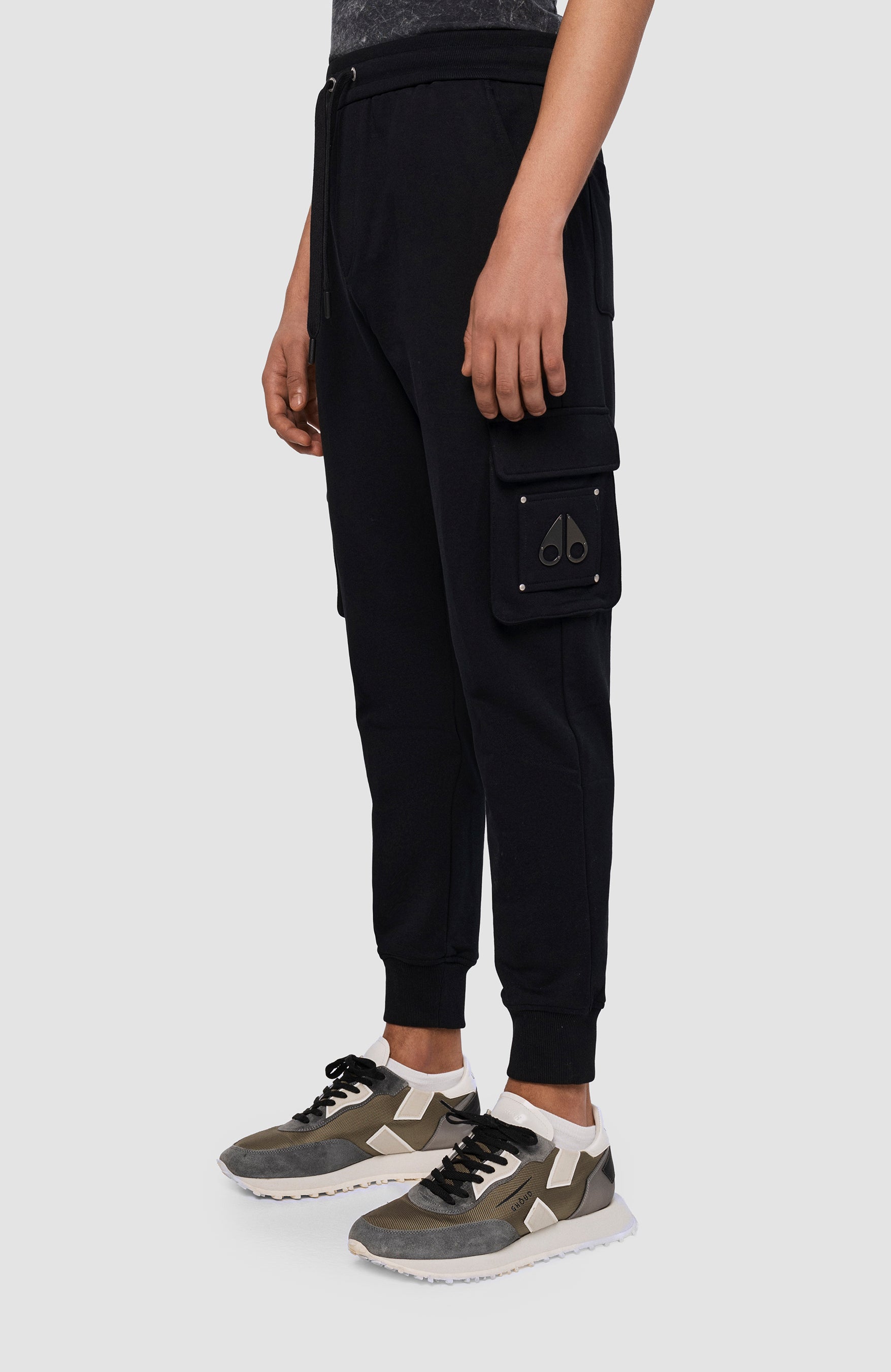 Moose knuckles Black Cargo-pocket sweatpants hartsfield image 4