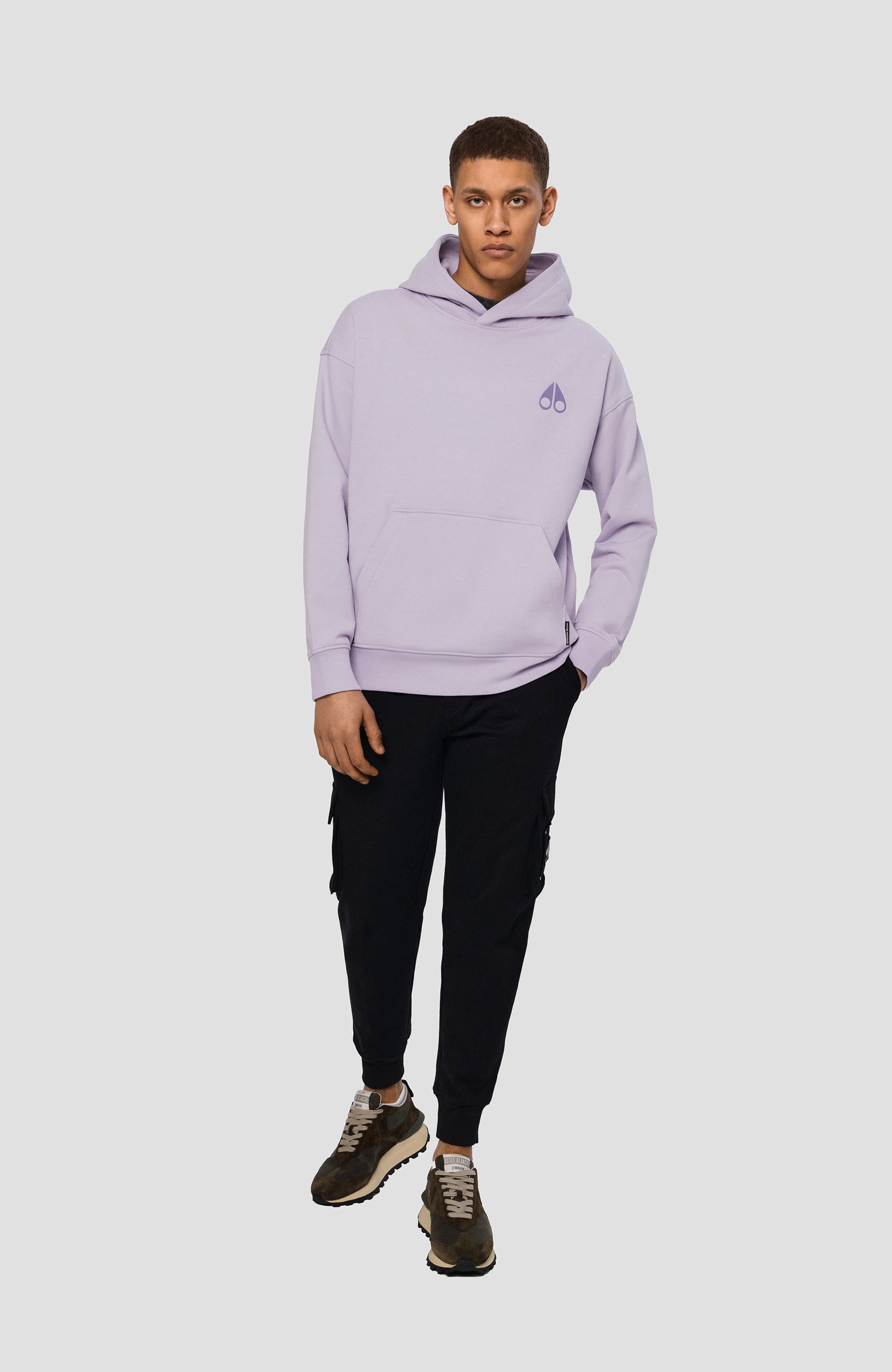 Logo-embroidered hoodie SERGE