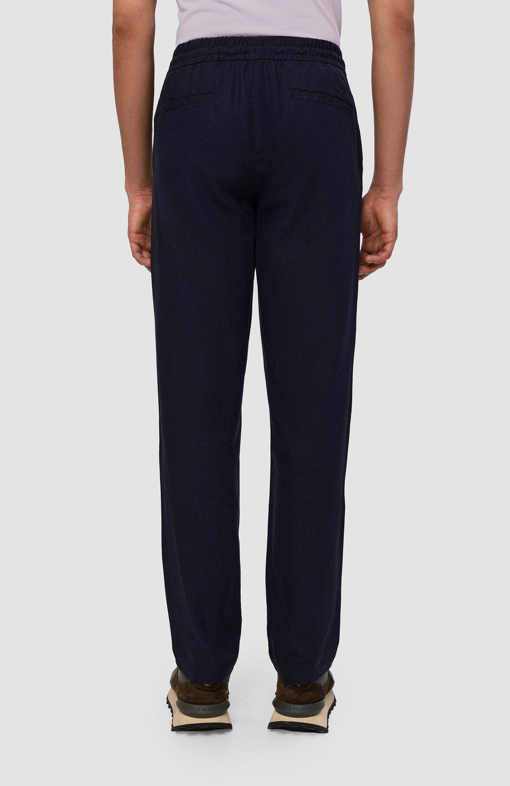 Les deux Navy Drawstring linen trousers patrick image 4