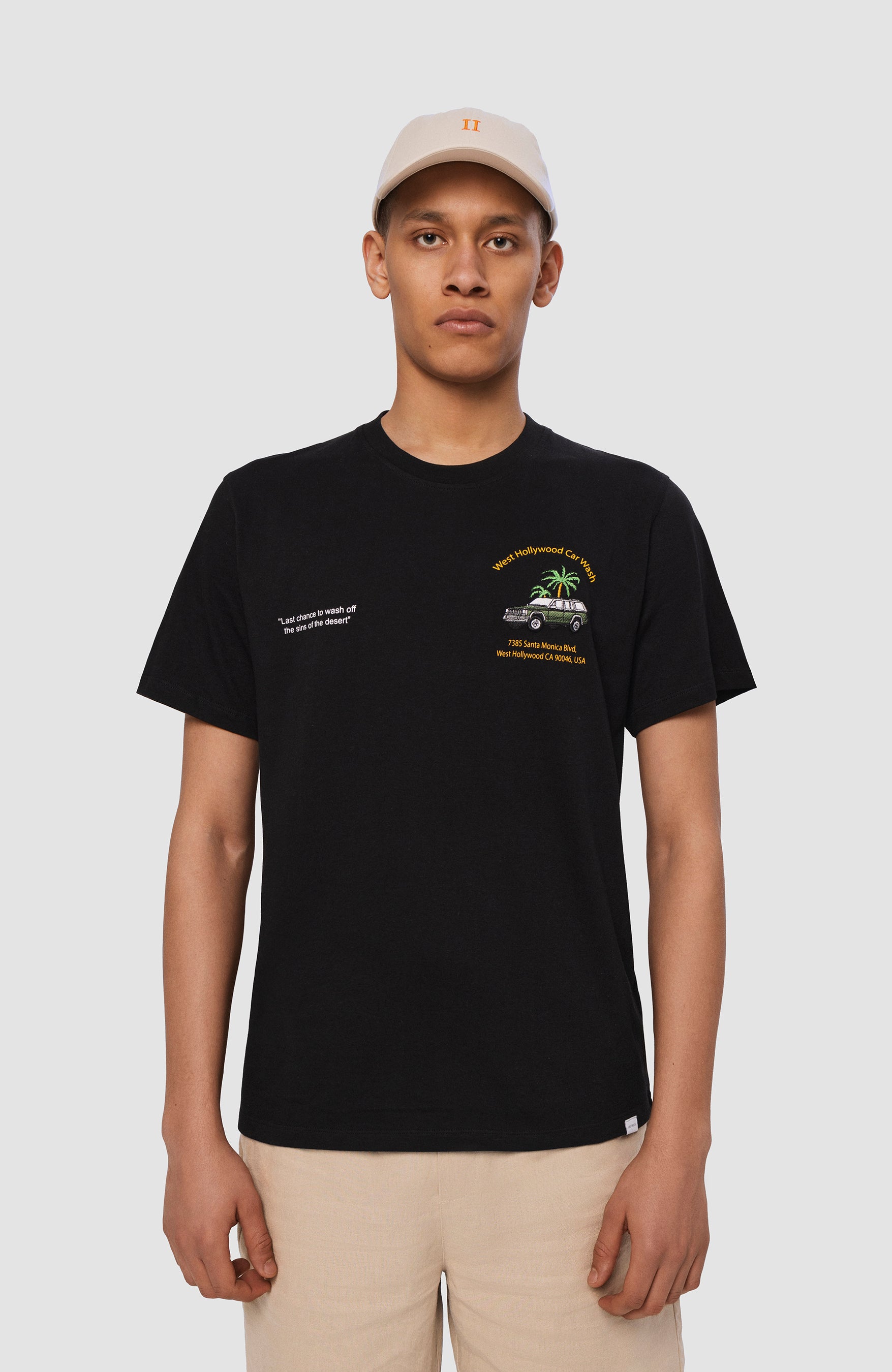 Embroidered t-shirt CAR WASH