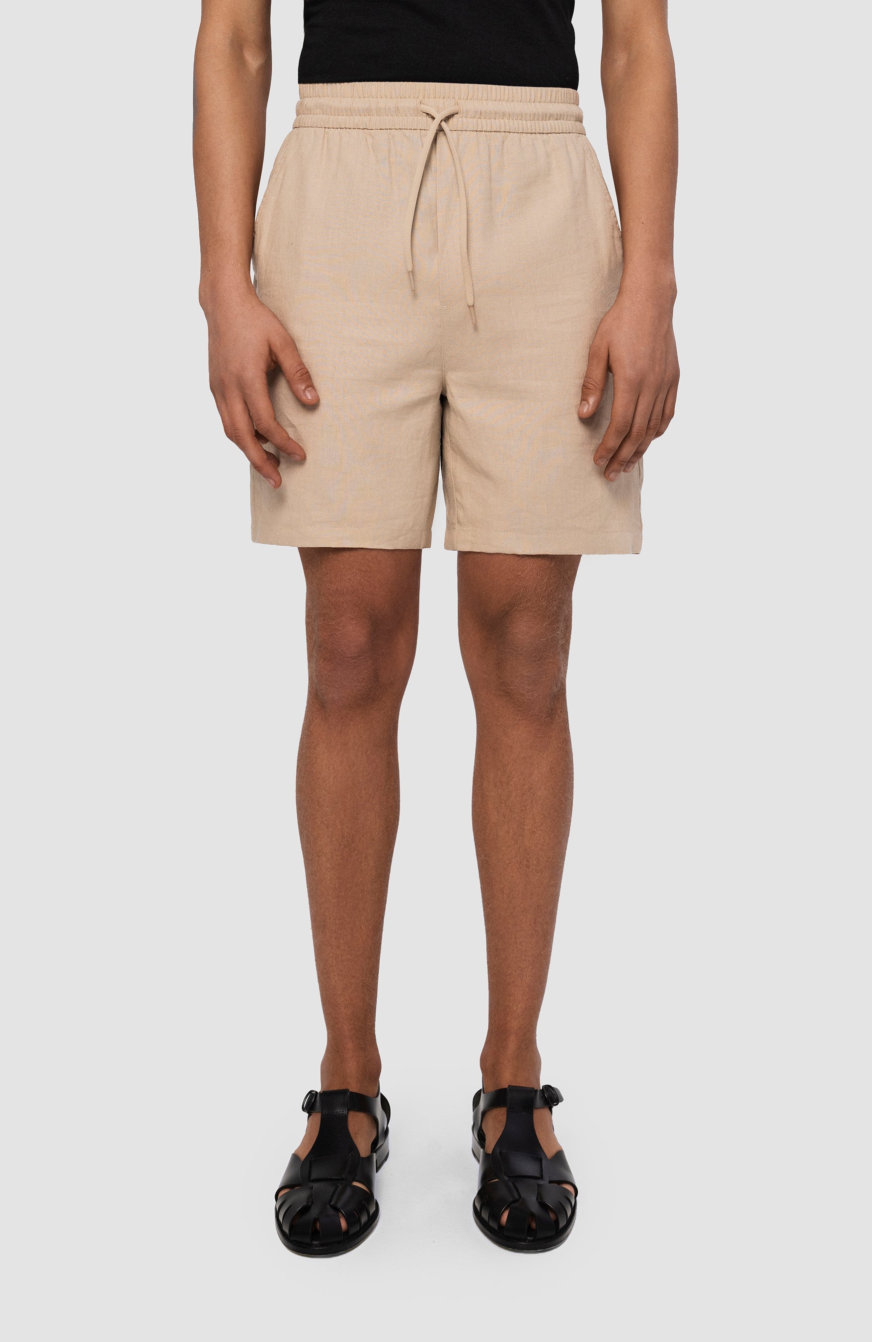 Drawstring linen shorts OTTO