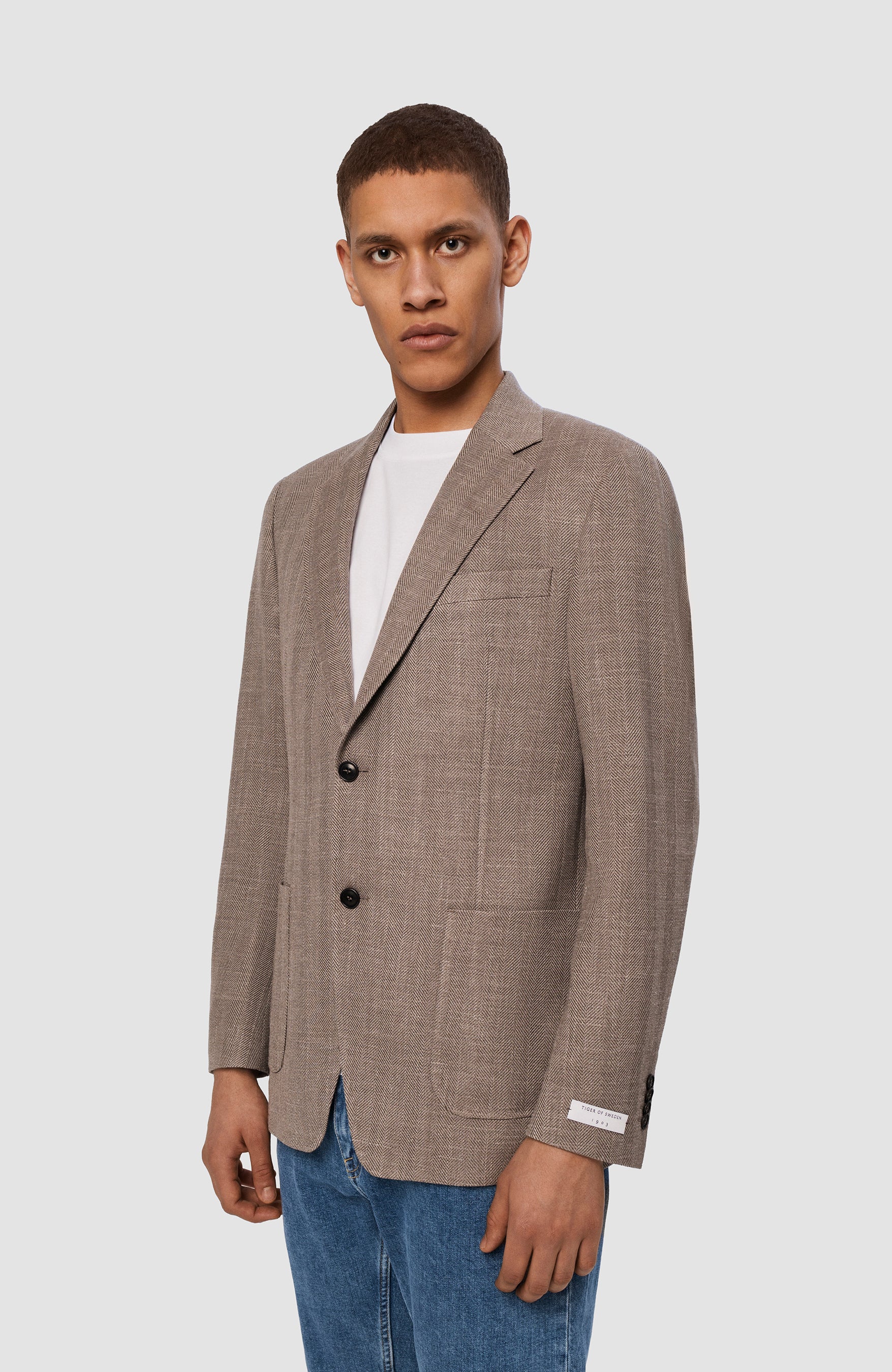 Tiger of sweden Beige Casual wool-blend blazer justin hl image 5