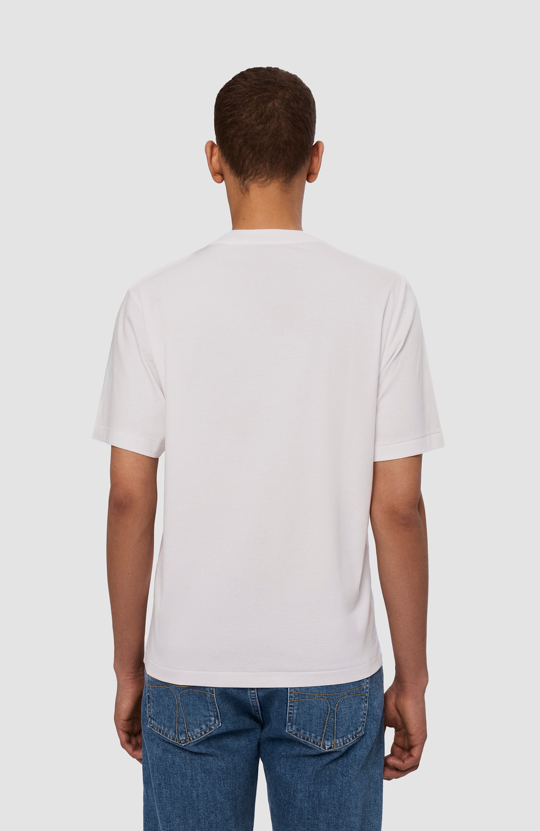 Tiger of sweden White Mercerized relaxed-fit t-shirt logra image 3