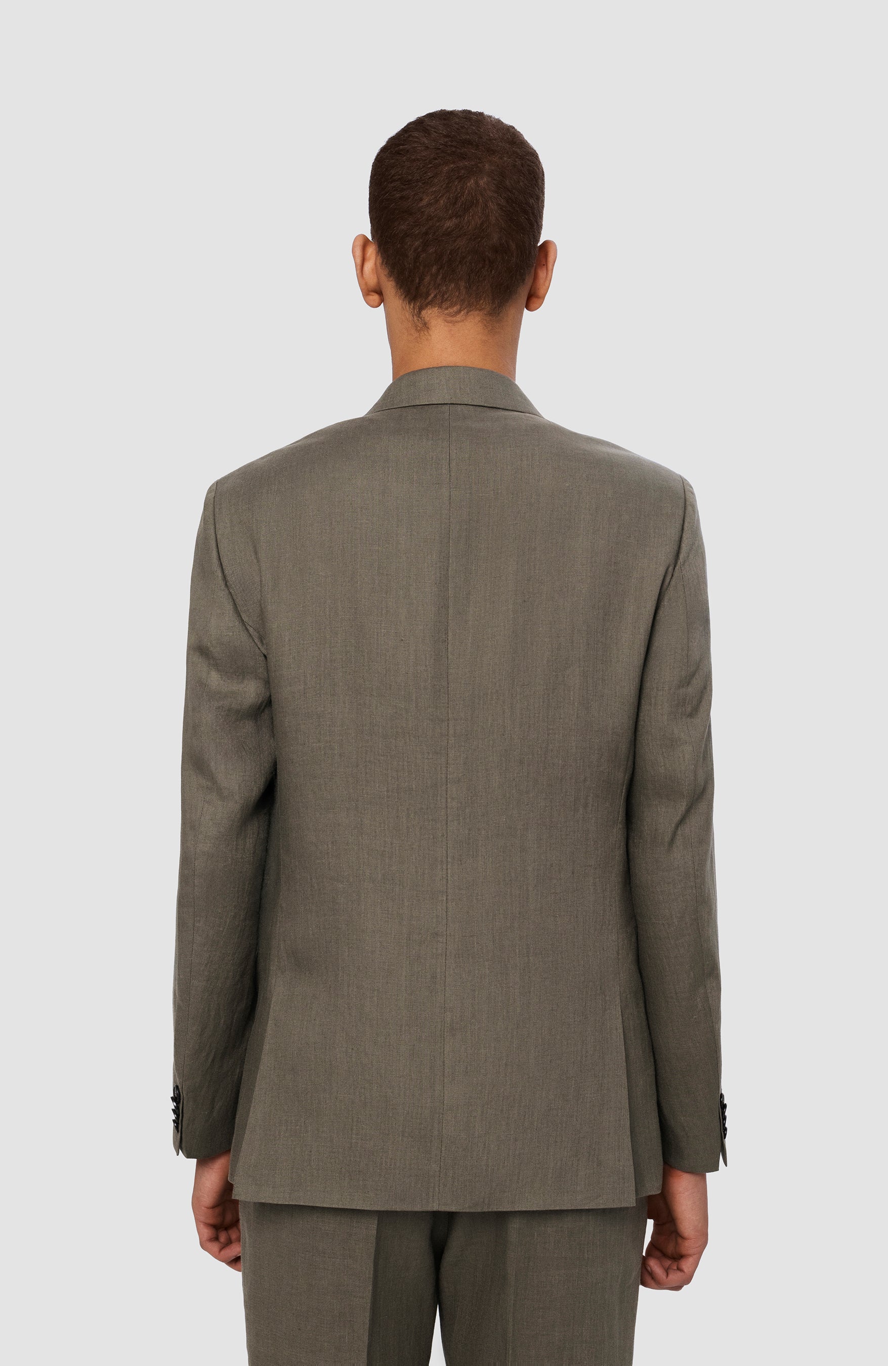 Tiger of sweden Green Linen blazer justinn image 4