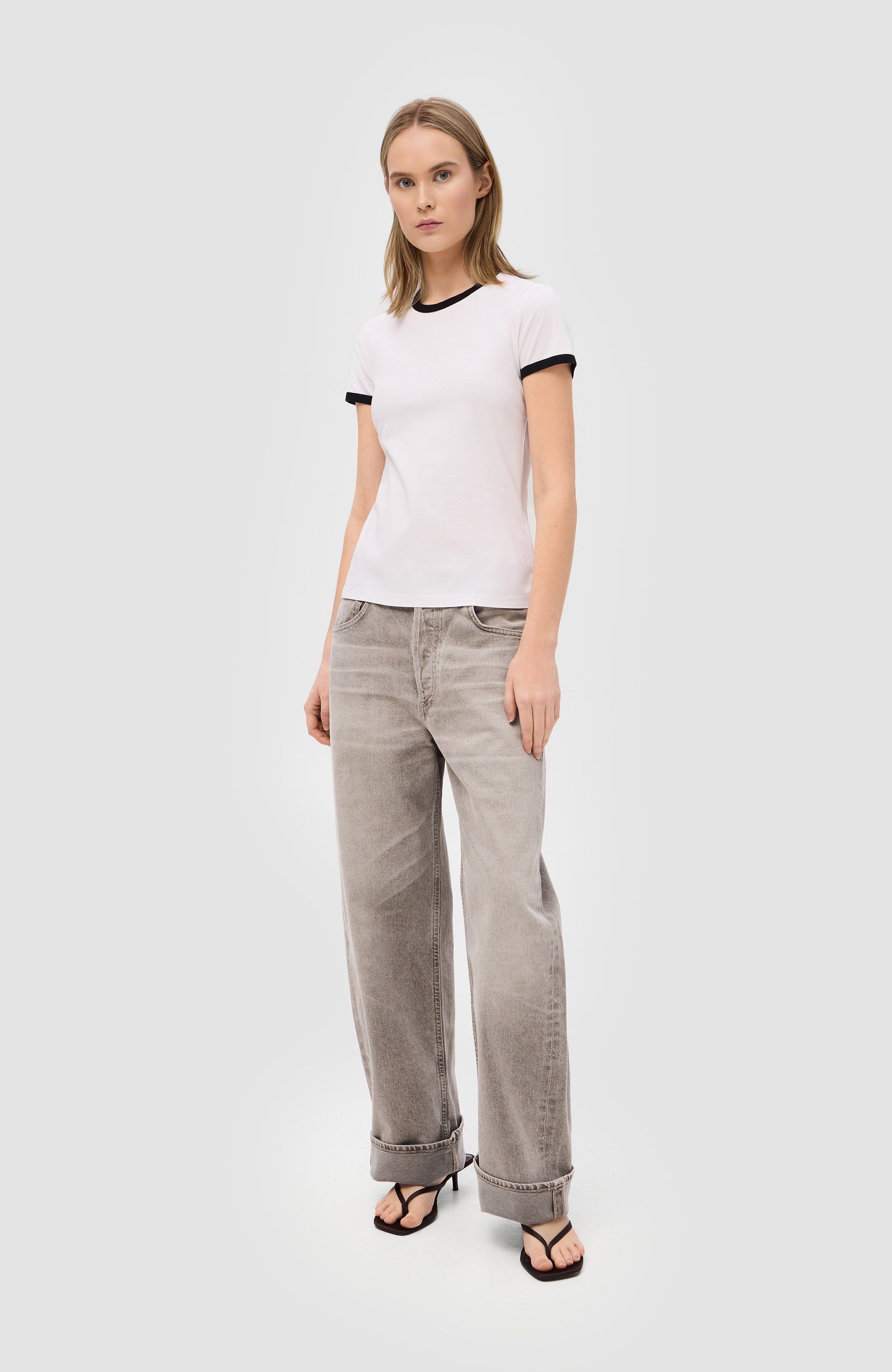 Citizens of humanity Grey Relaxed baggy jeans ayla image 7