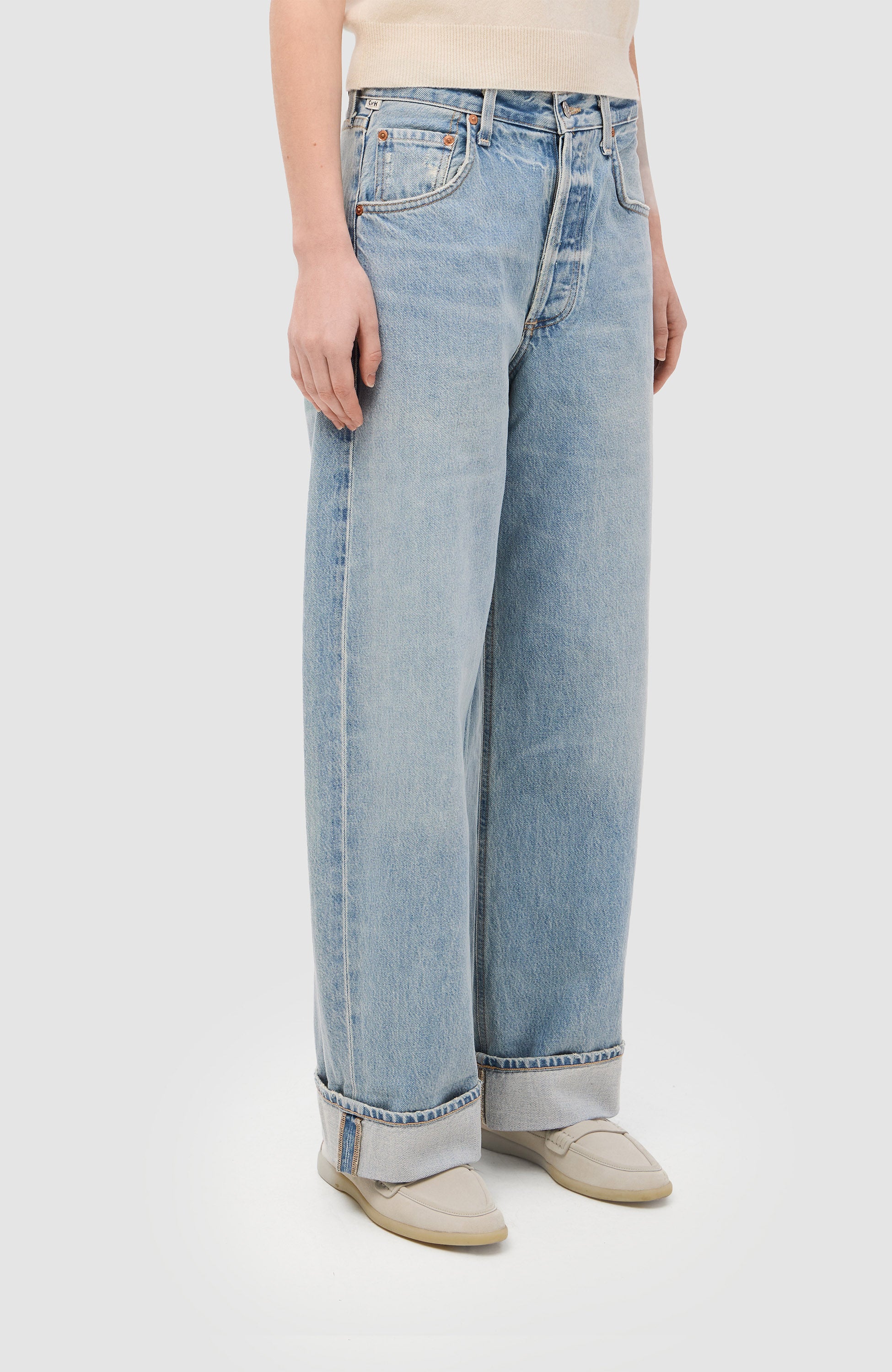 Citizens of humanity Blue Relaxed baggy jeans ayla image 3