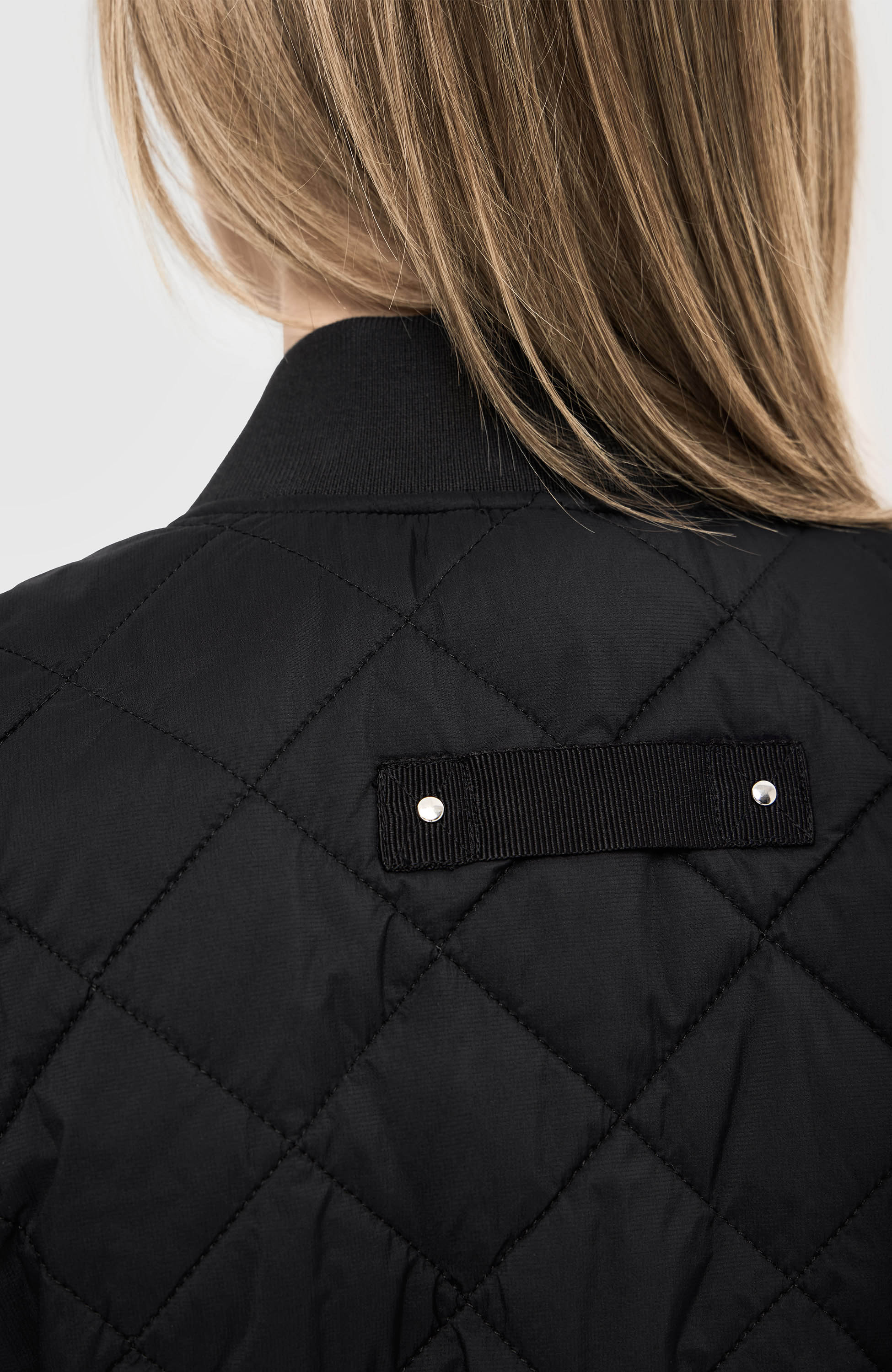 Moose knuckles Black Quilted bomber jacket toussaint image 8
