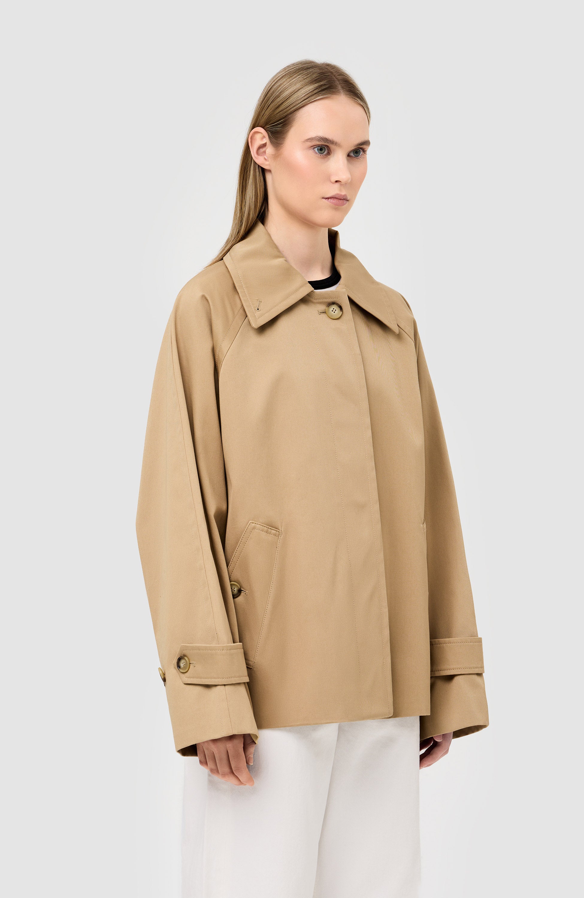 Tiger of sweden Beige Krótki trencz eeve image 3