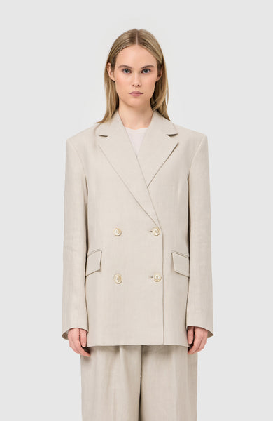 Classic linen blazer