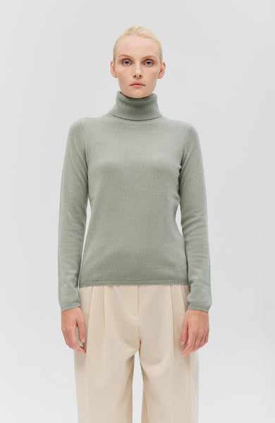 Kõrge kaelusega kašmiirist pullover