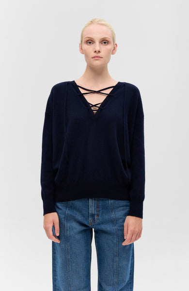 V-neck cashmere jumper ERNA