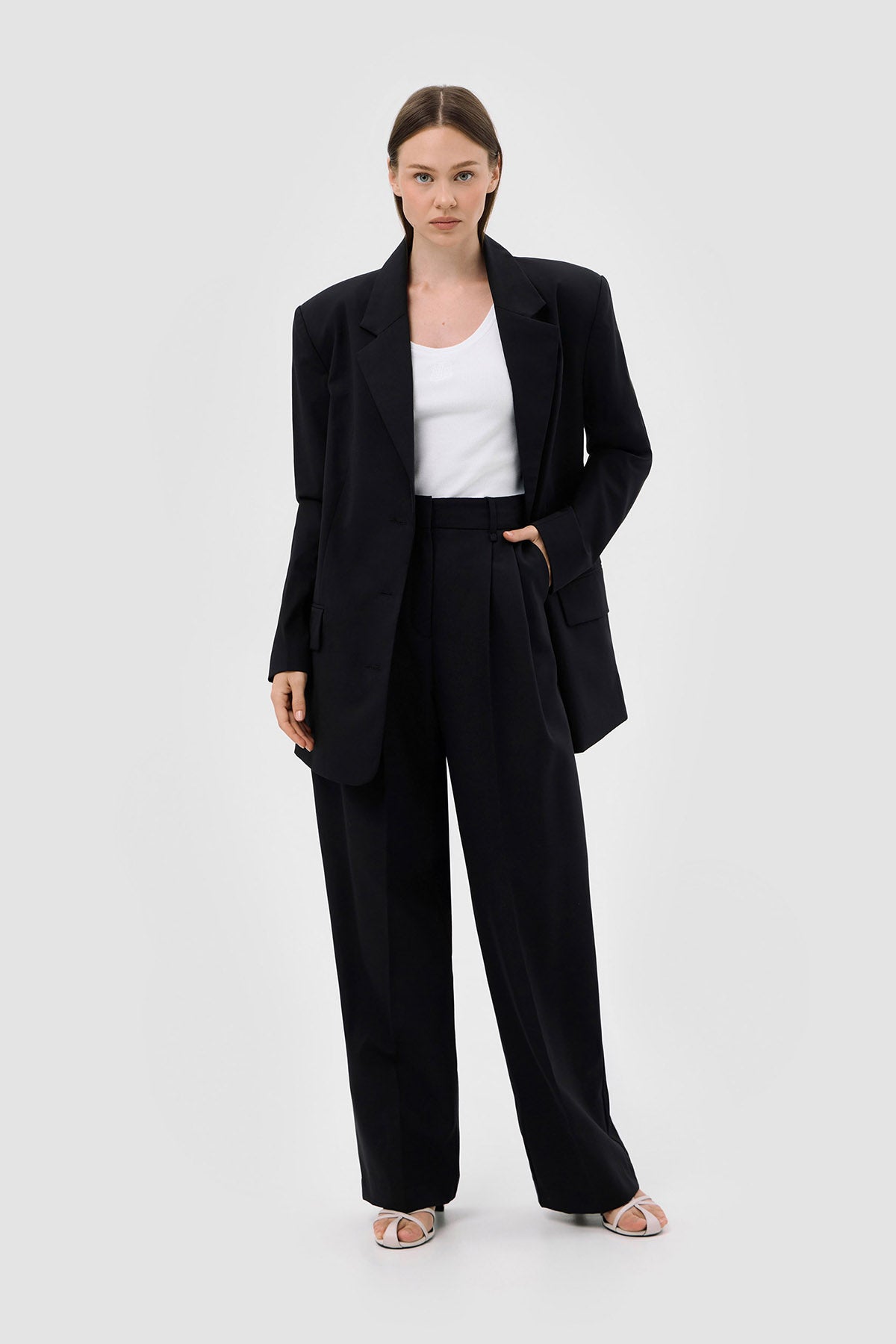 Oversized suit blazer