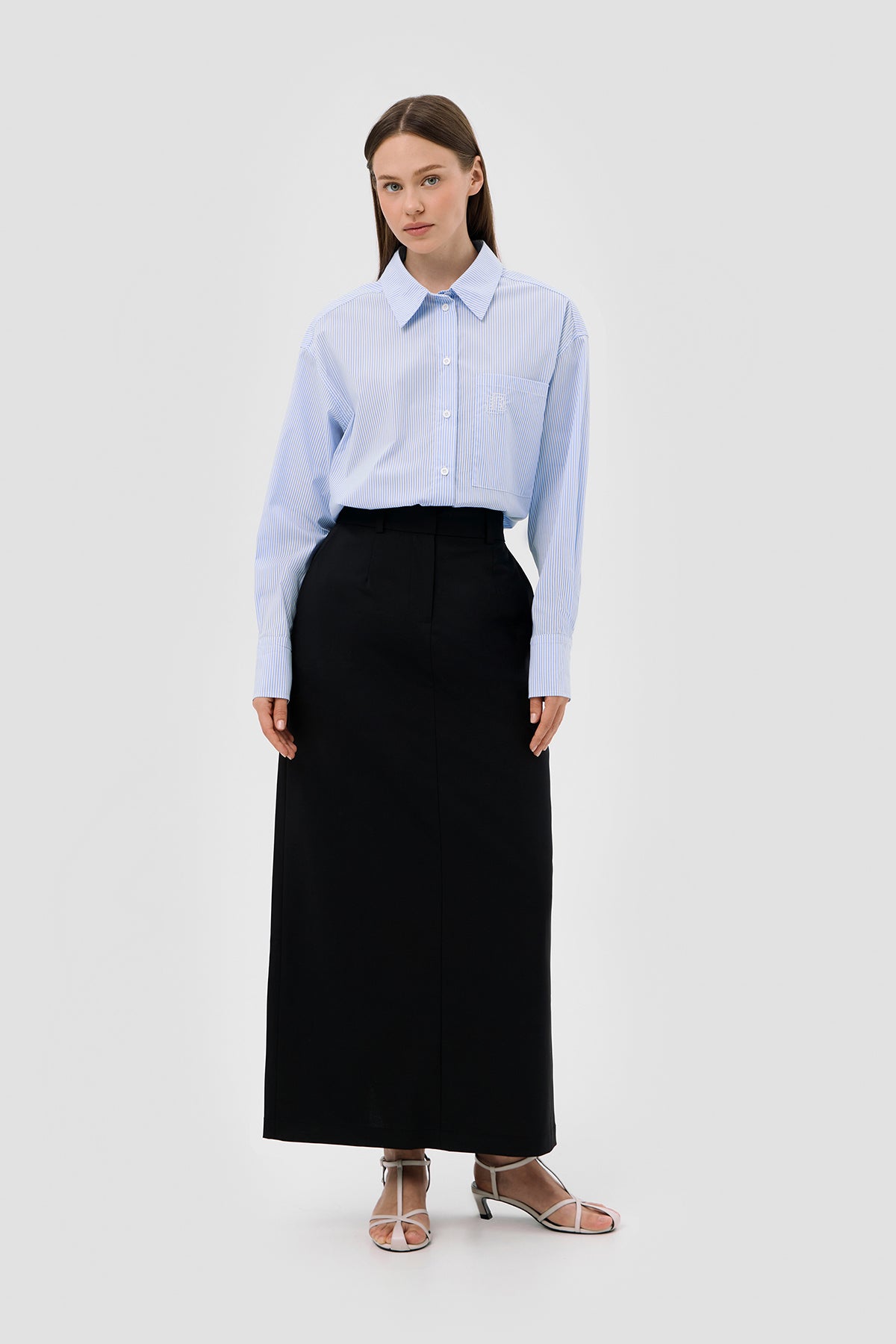 Dopasowana spódnica maxi