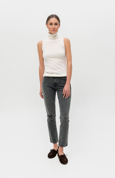 Mid-rise cigarette jeans SKYLA