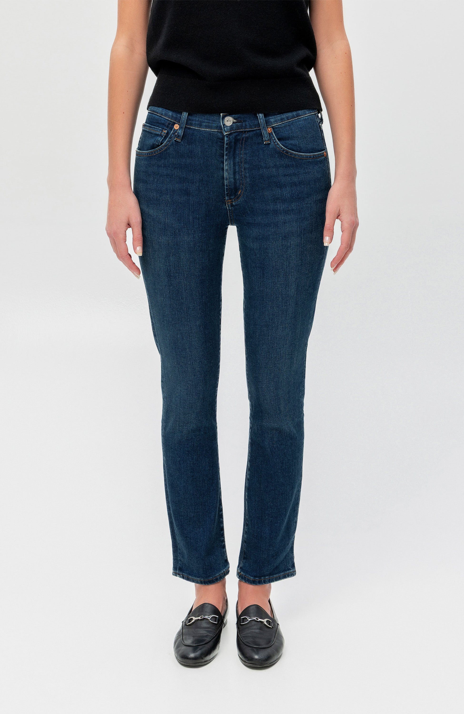 cigarette jeans uk Dark Blue Cigarette Jeans CITIZENS OF HUMANITY for Women