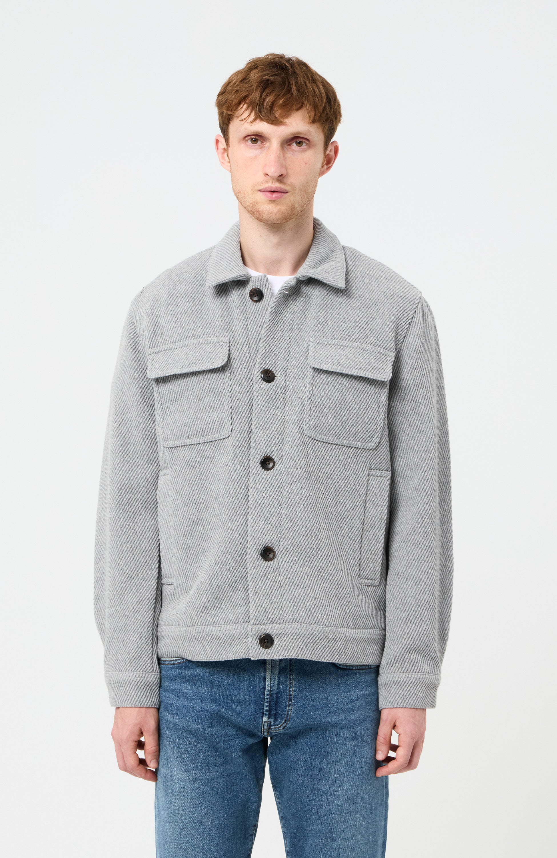 Twill wool jacket NASH