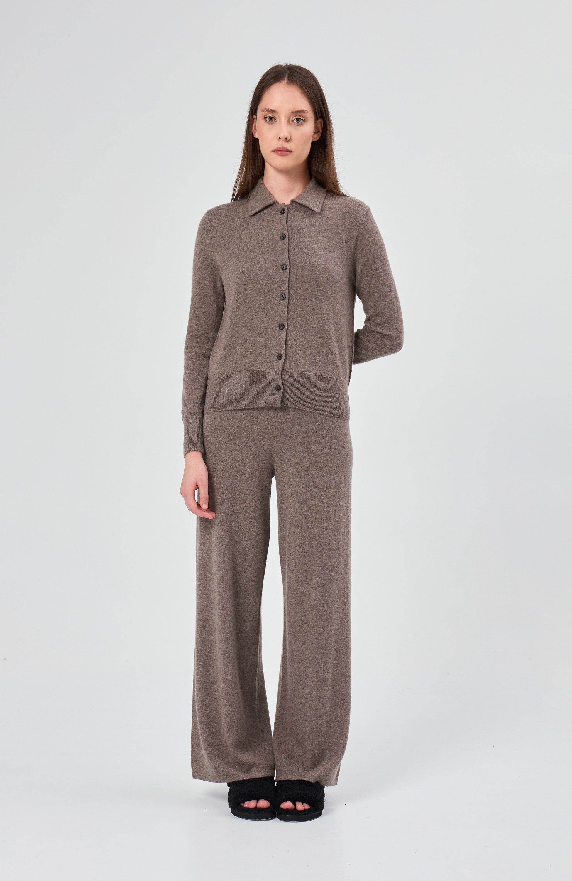 Lisa yang Beige Cashmere cardigan suzette image 5