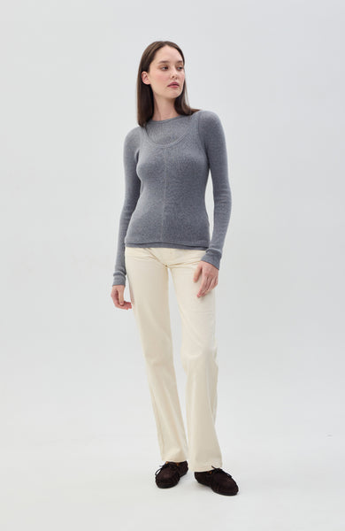 Stovepipe midrise jeans
