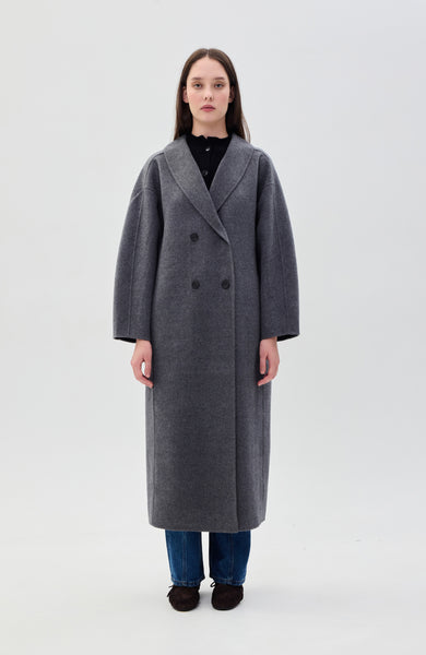 Relaxed double coat