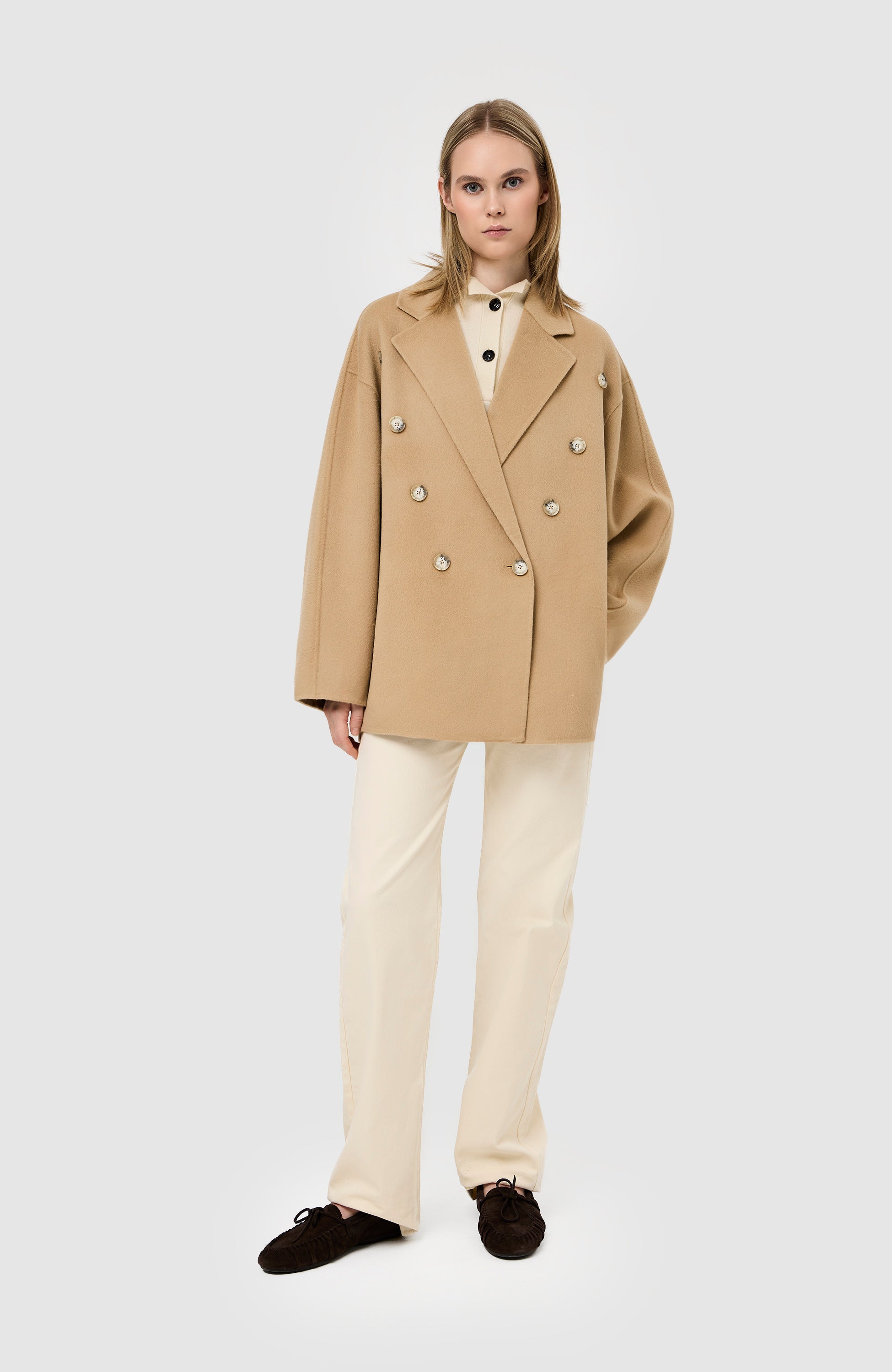 House of dagmar Beige Double jacket image 9