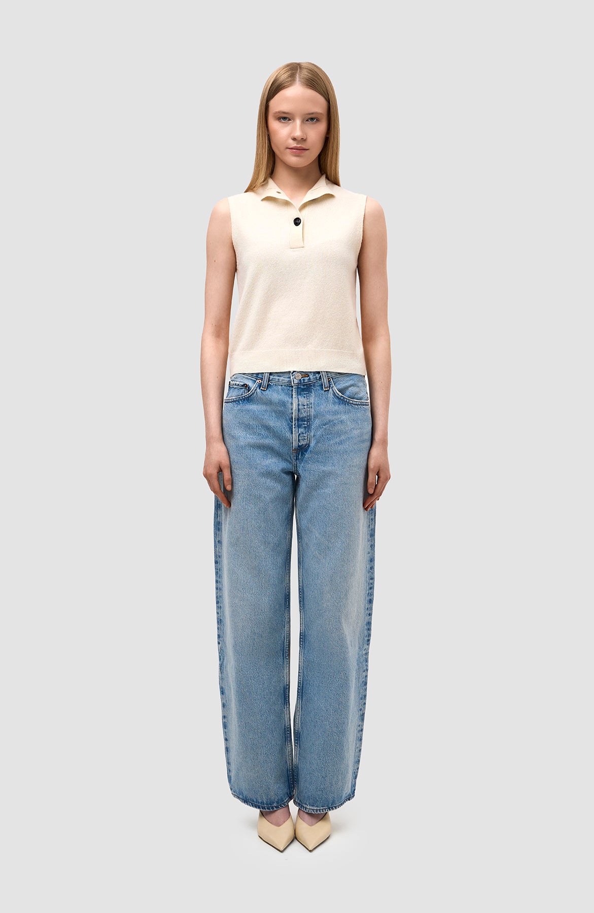 Agolde  Relaxed wide-leg arc jeans image 2