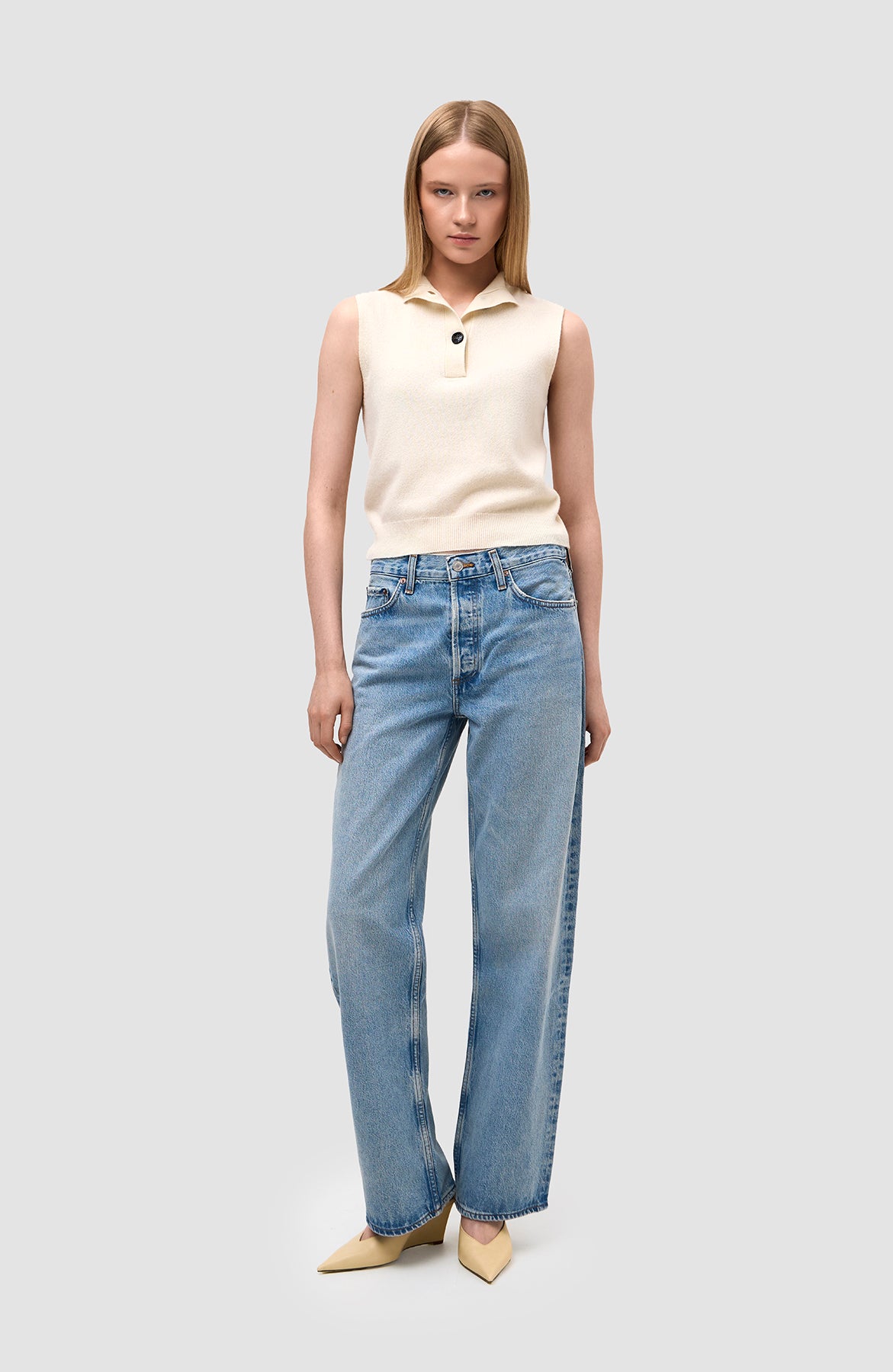 Agolde  Relaxed wide-leg arc jeans image 9