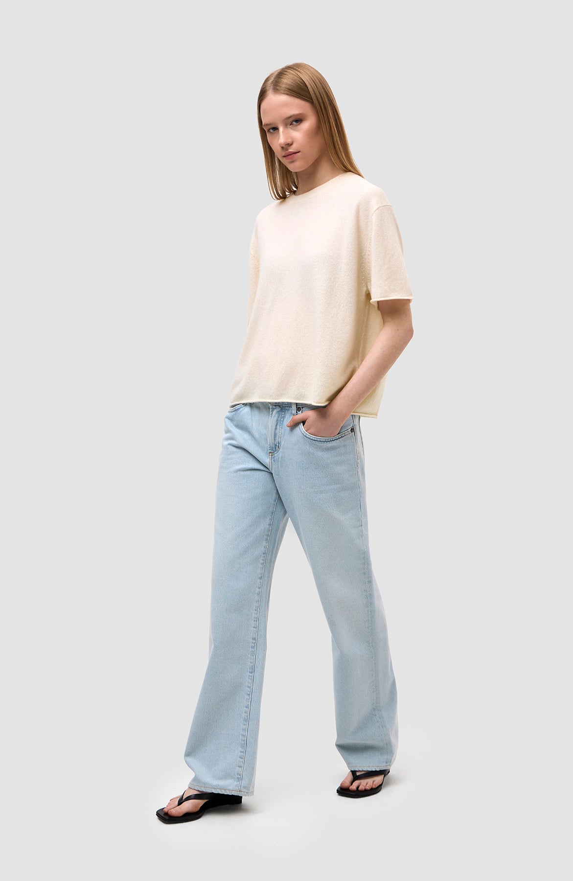 Low-rise baggy jeans FUSION