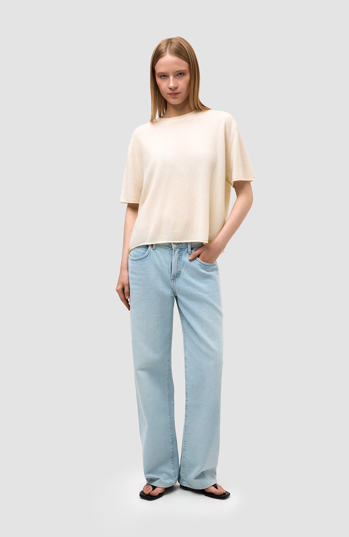 Agolde Blue Low-rise baggy jeans fusion image 10