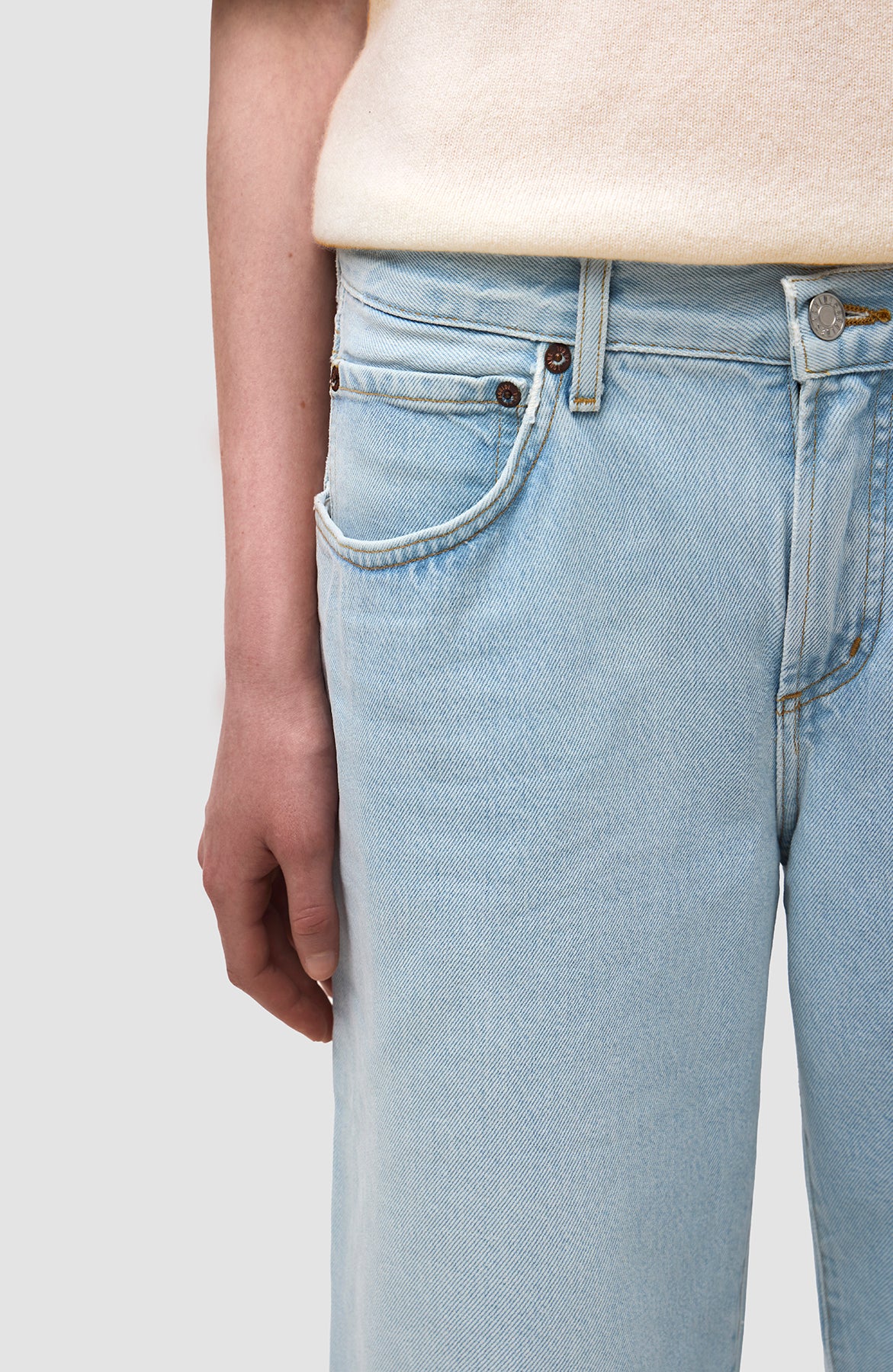 Agolde Blue Low-rise baggy jeans fusion image 7