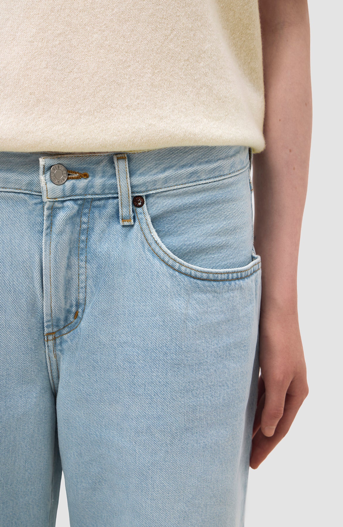 Agolde Blue Low-rise baggy jeans fusion image 8