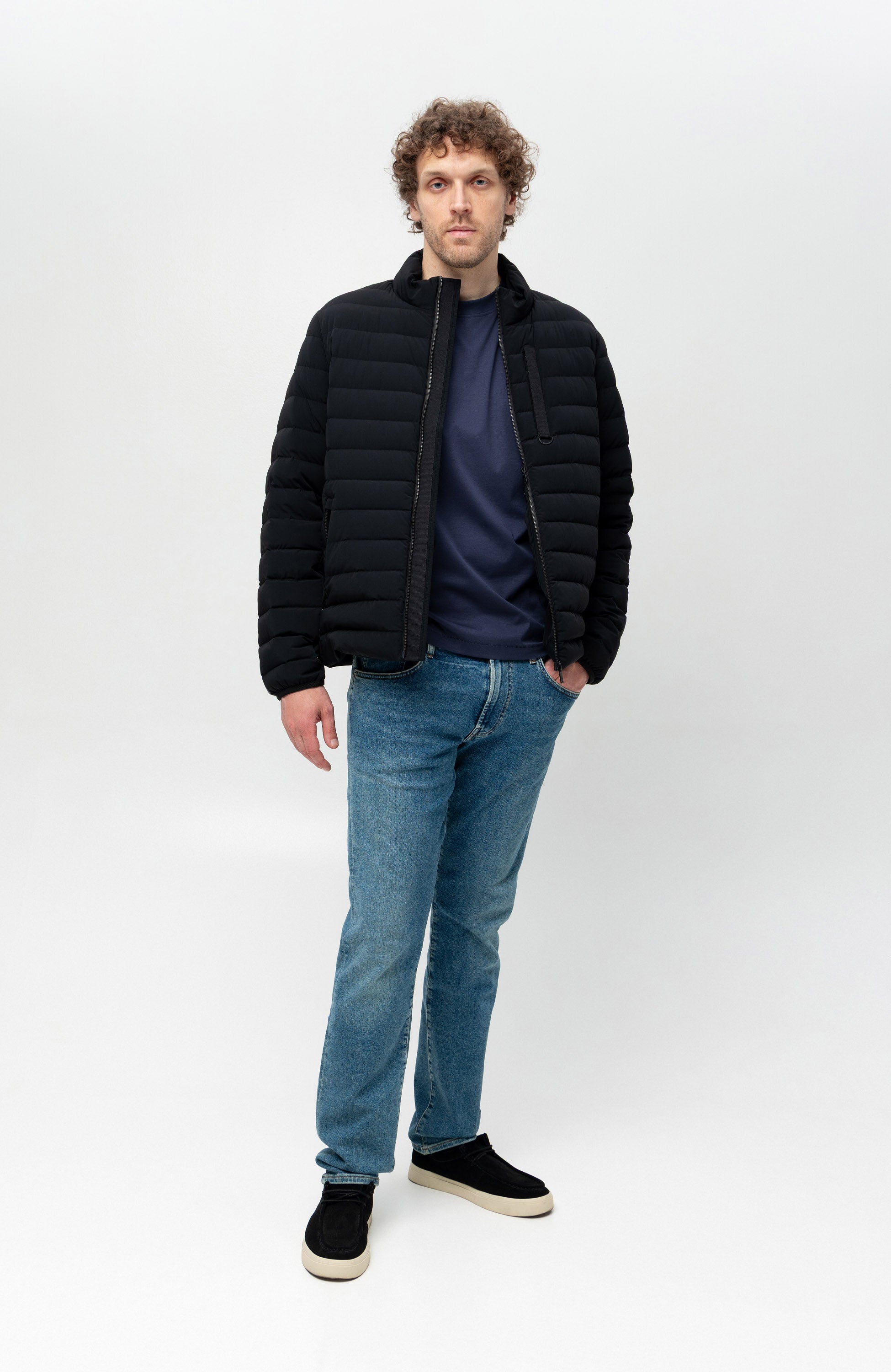 Moose knuckles Black Lightweight quilted jacket laki image 11