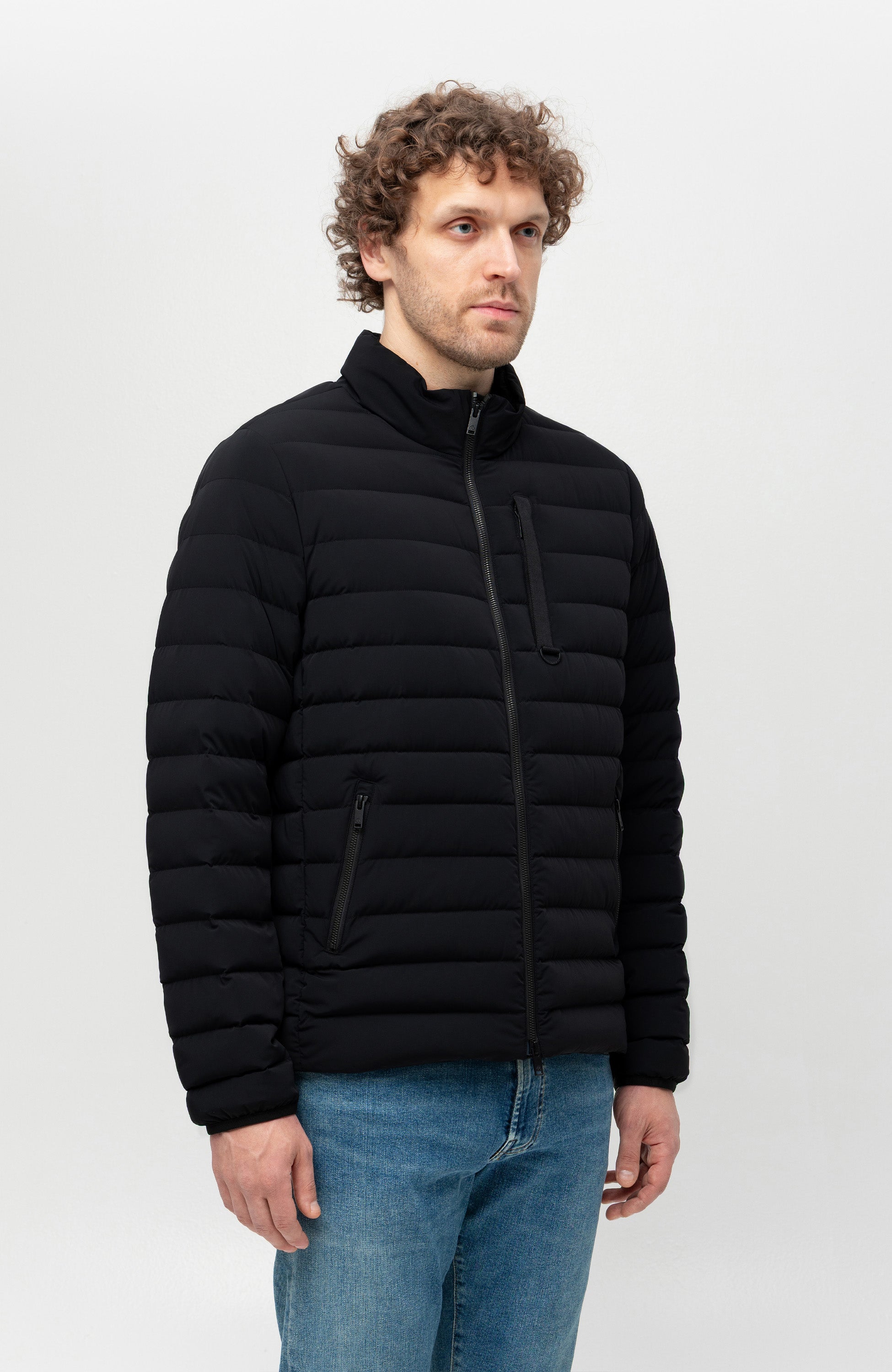 Moose knuckles Black Lightweight quilted jacket laki image 4