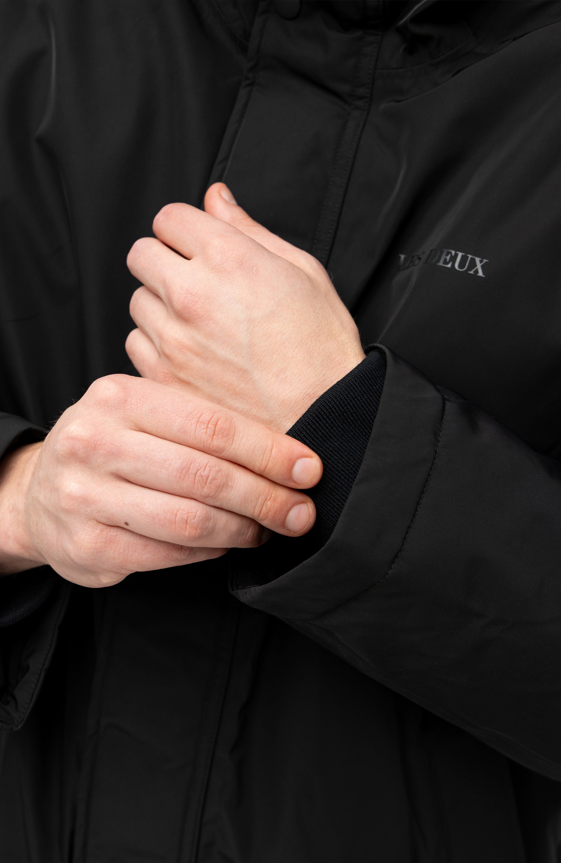 Les deux Black Puffer coat darius image 9