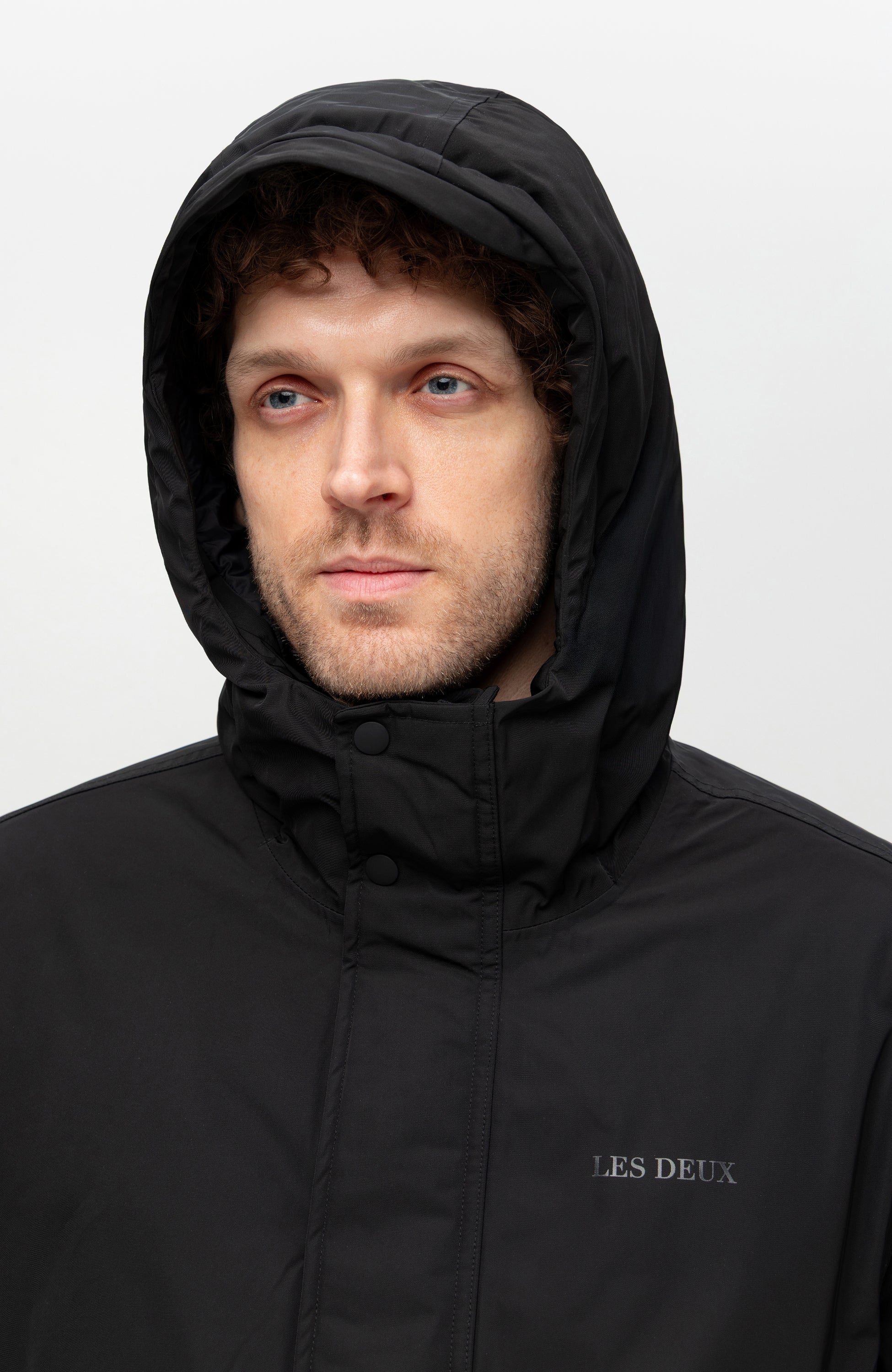 Les deux Black Puffer coat darius image 7
