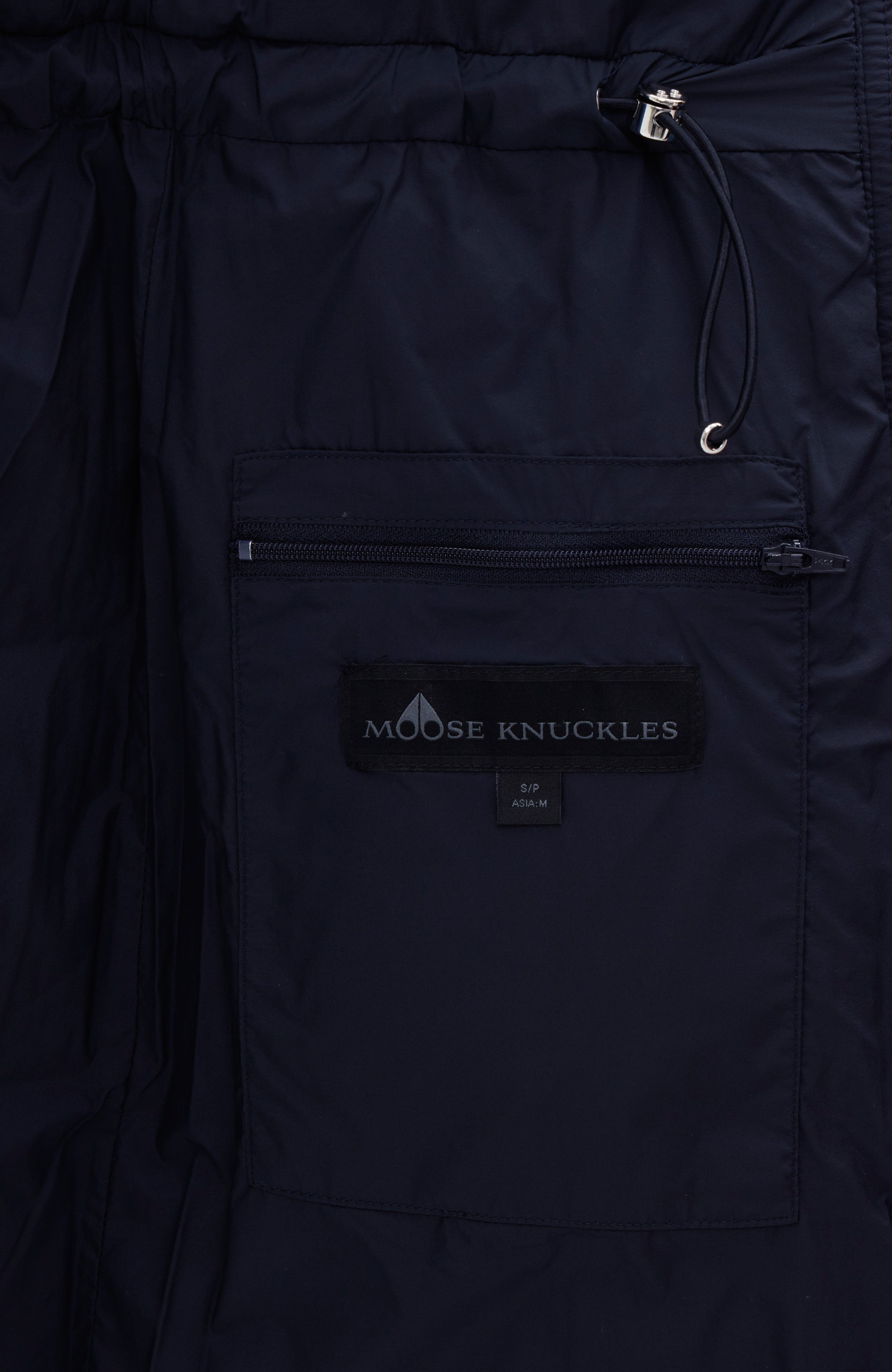 Moose knuckles Navy Lightweight parka coat belle cote image 9